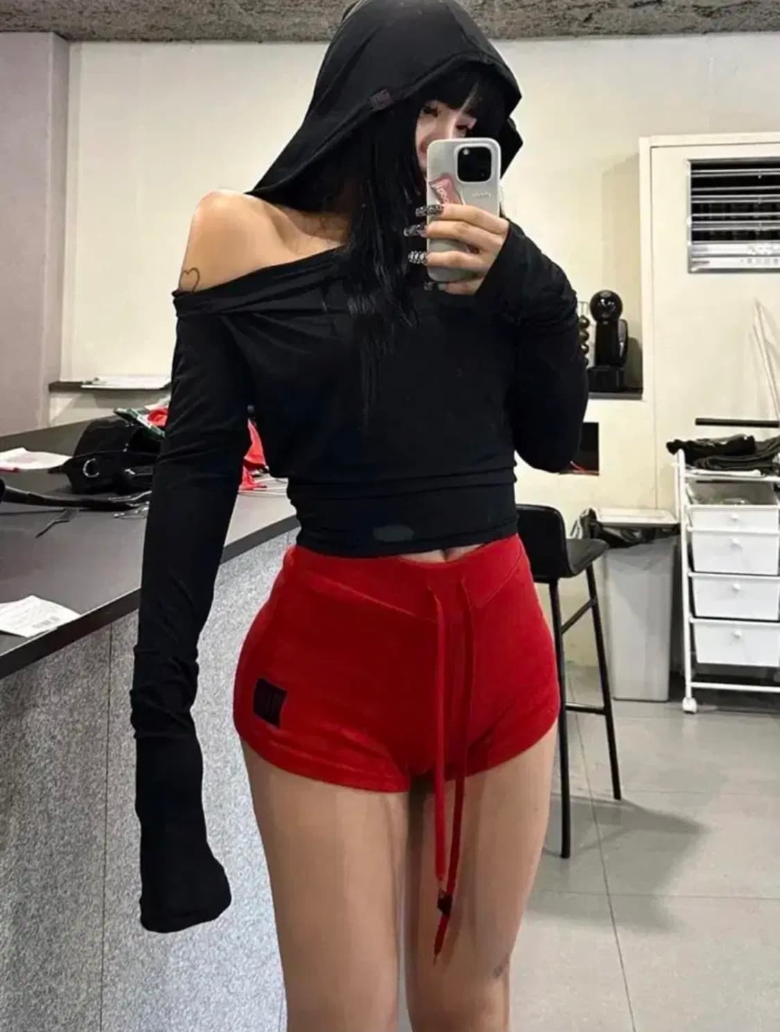 Toh red shorts 상품이미지1