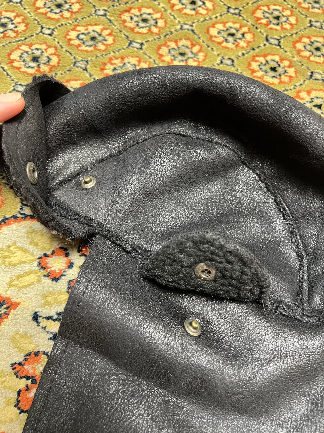 [OS] 블랙 빈티지 트루퍼 햇 상품이미지2