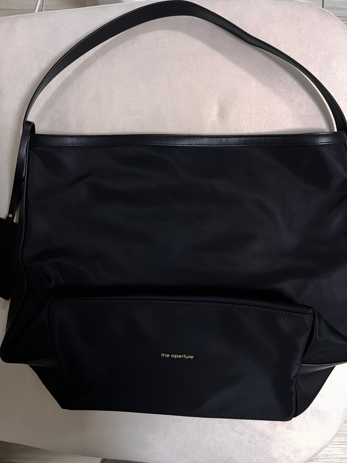 디애퍼처 Bulky 블랙 나일론 가방 상품이미지2