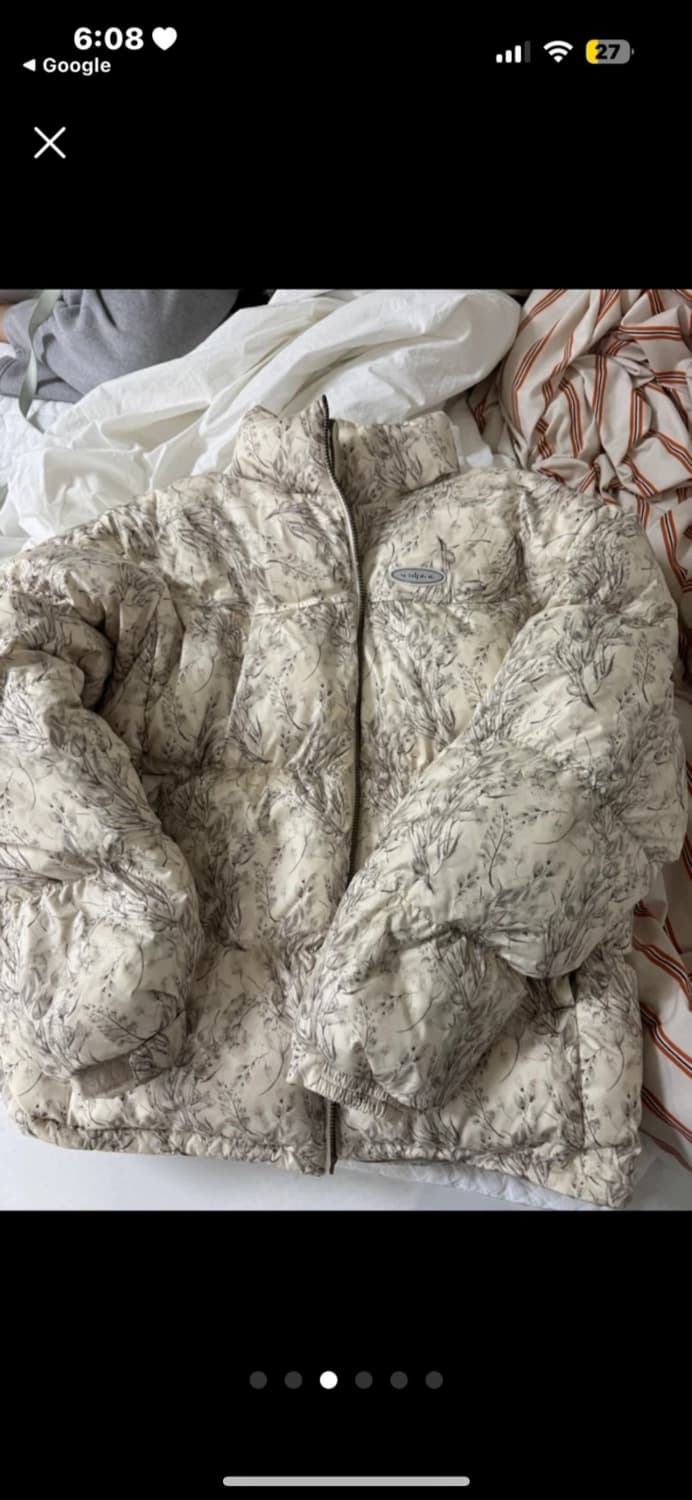 Sculptor 스컬프터 오버사이즈 플라워 패딩 L 상품이미지1