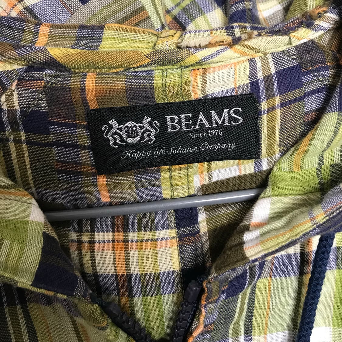 BEAMS patchwork 2way zip up 상품이미지5