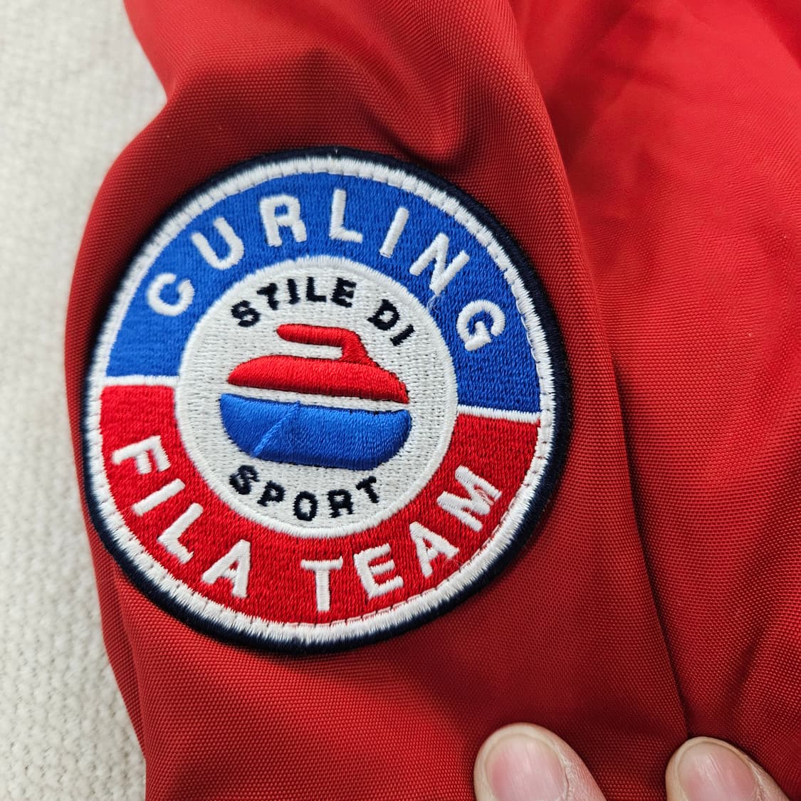 [M] FILA 휠라 컬링 모티브 아노락 바람막이 자켓 0114YH1 상품이미지4