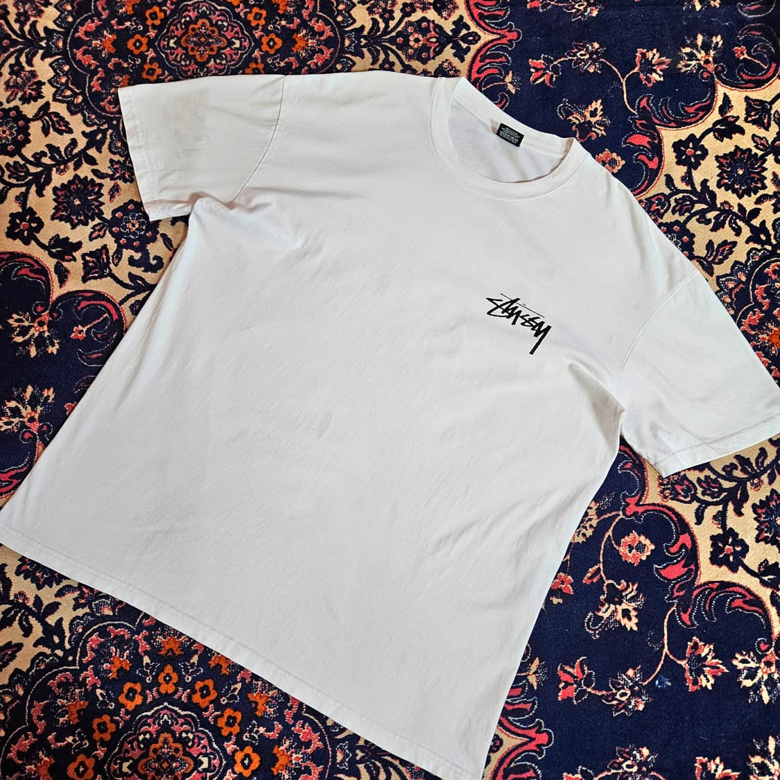스투시(STUSSY) 위더드 플라워 티셔츠 2XL size 상품이미지4