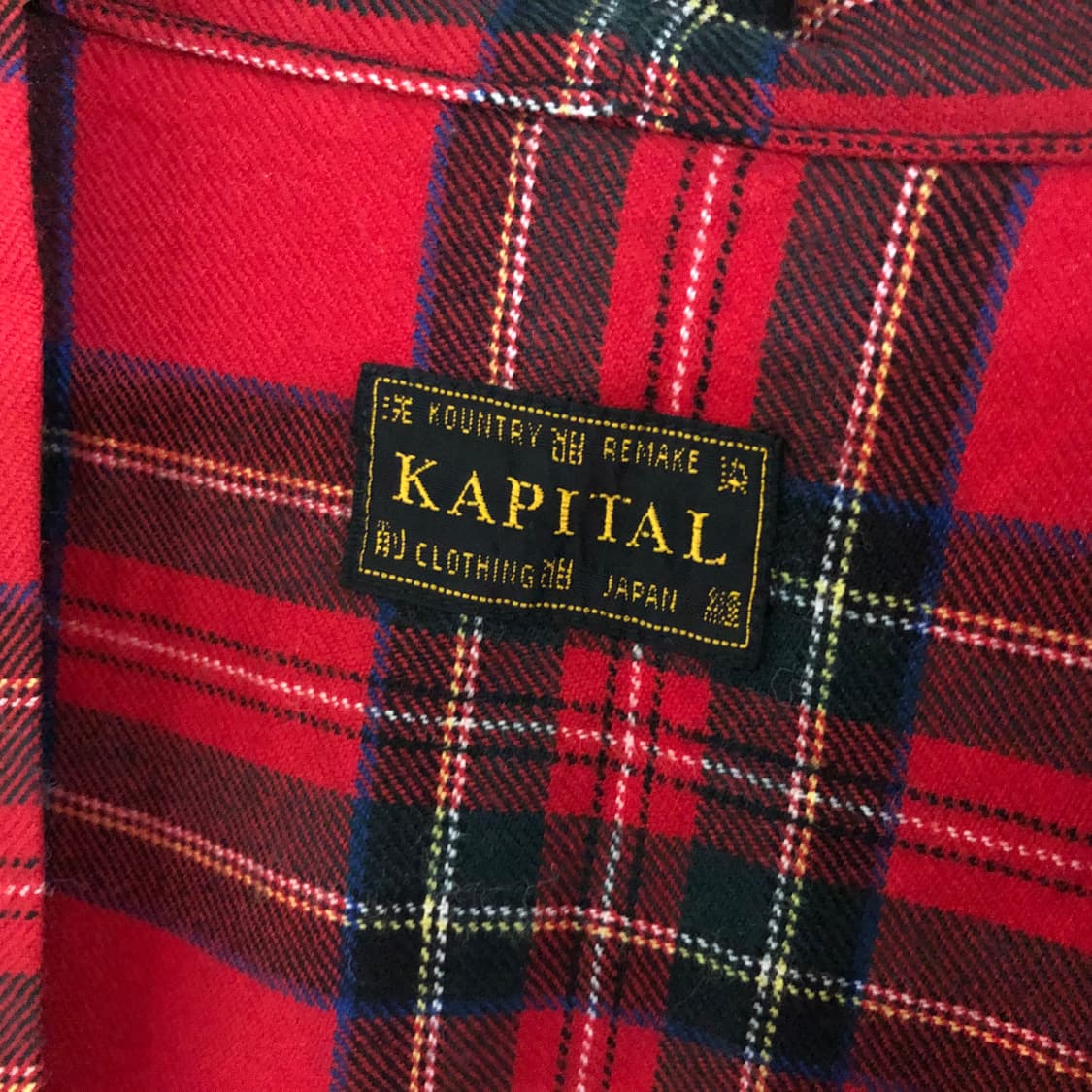캐피탈 울 타탄 체크 카카시 자켓 (하오리) 2사이즈 상품이미지5