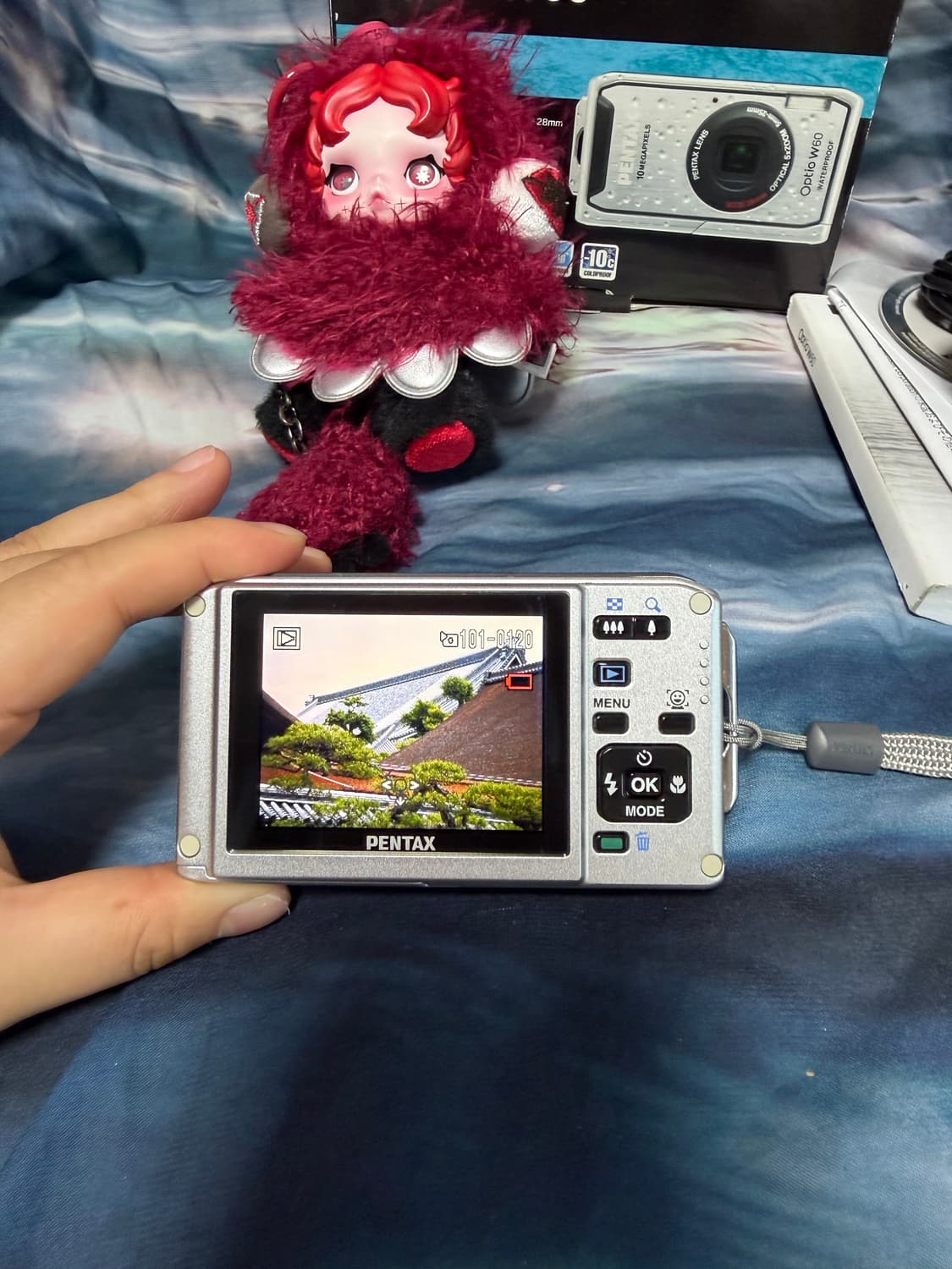 펜탁스 optio w60 카메라 디카 실버 초미품 풀박 💕✨ 상품이미지7