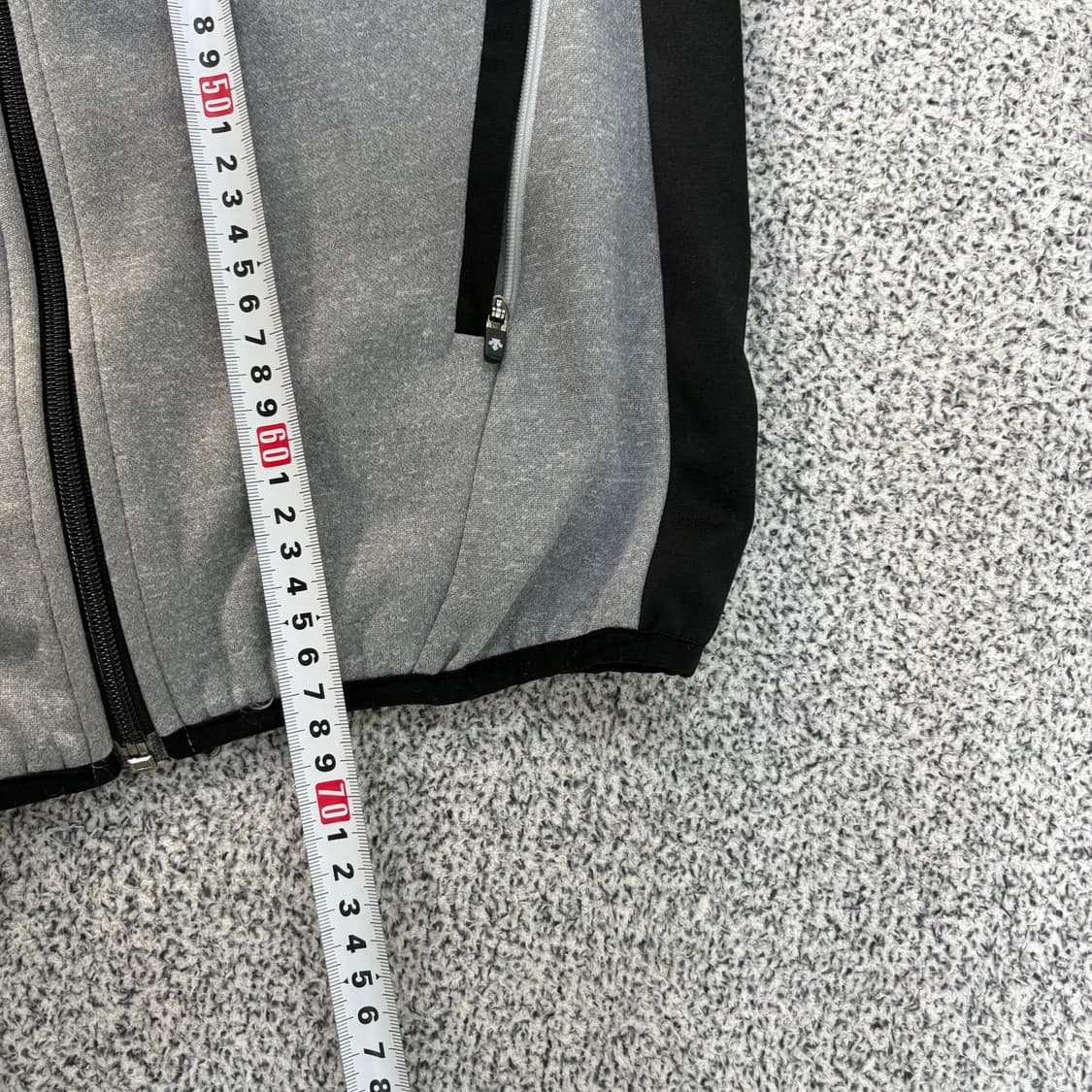 실측 데상트 집업 저지 자켓 0305J 상품이미지6