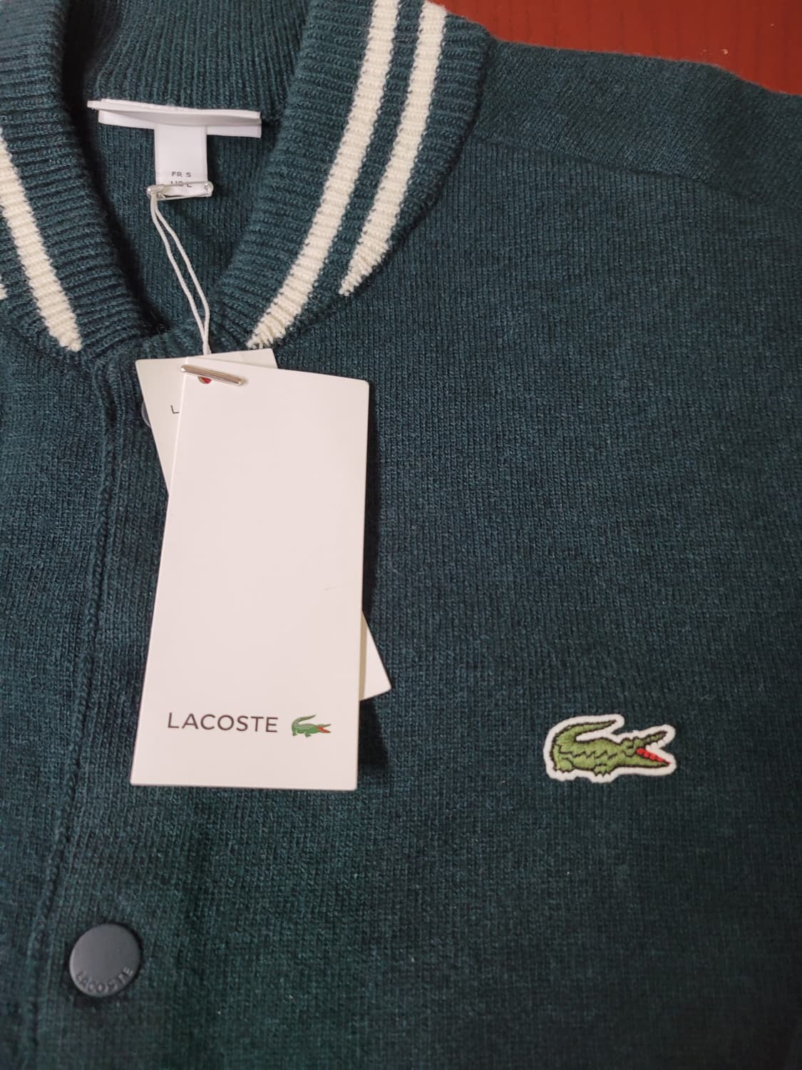 라코스테  바시티 가디건 자켓 상품이미지3