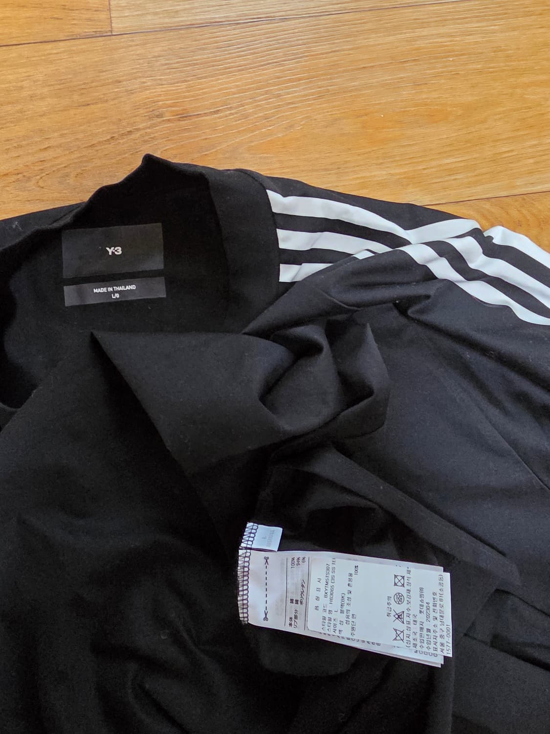 Y-3 아디다스 블랙 티셔츠 상품이미지2