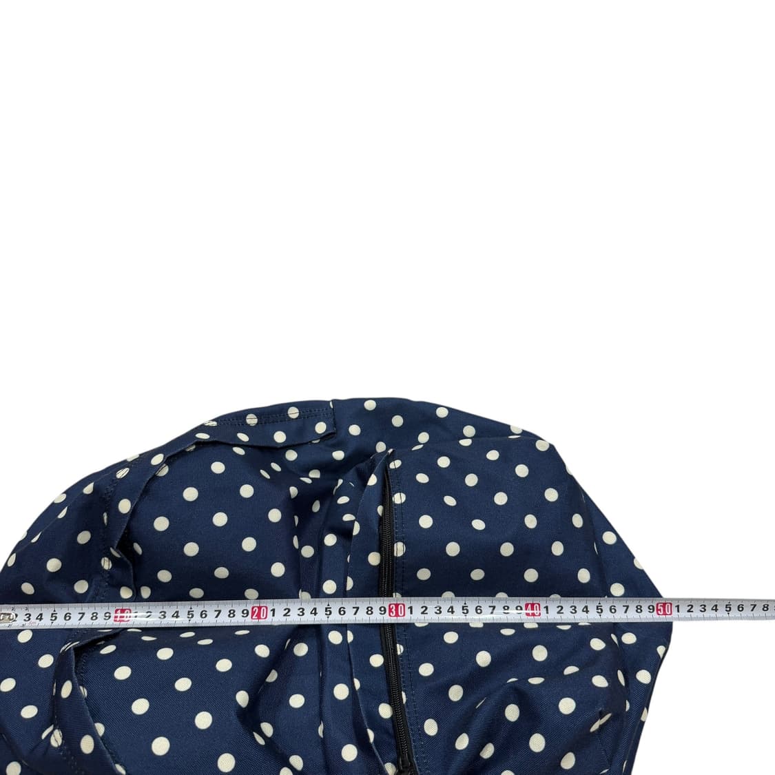 탑텐 빈티지 모리걸 도트 땡땡이 폴카 패턴 백팩 가방 네이비 상품이미지7