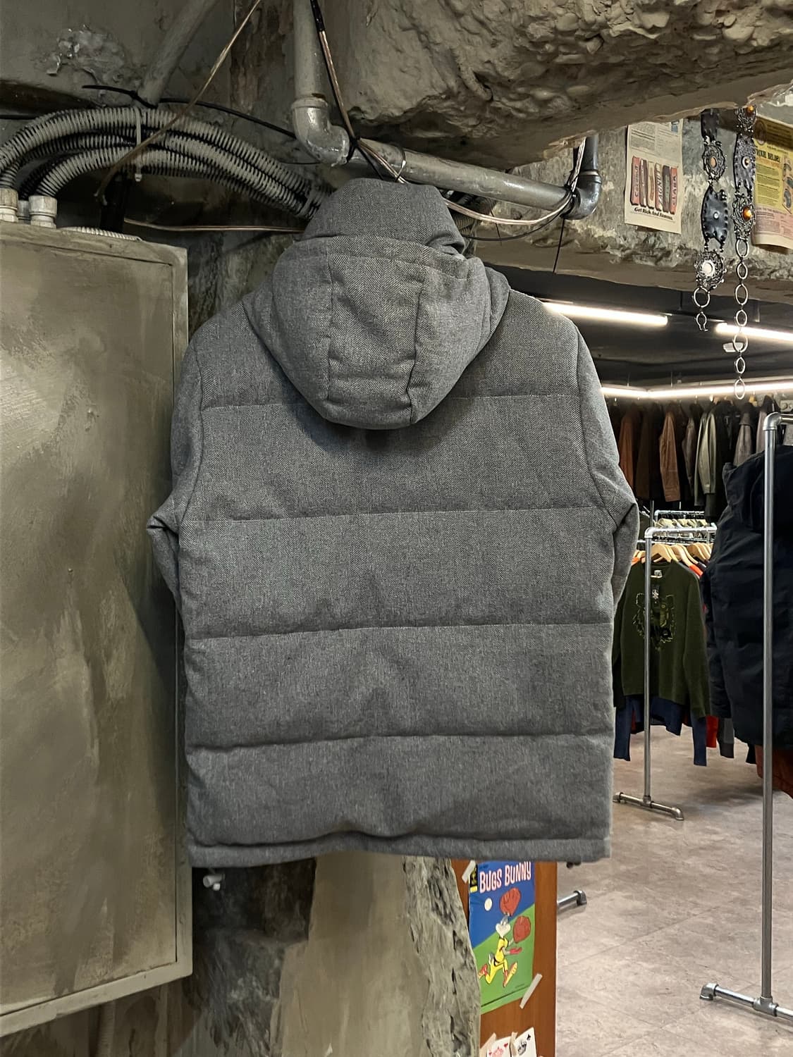 아디다스 모직 패딩 그레이 90  #csz2627 상품이미지2