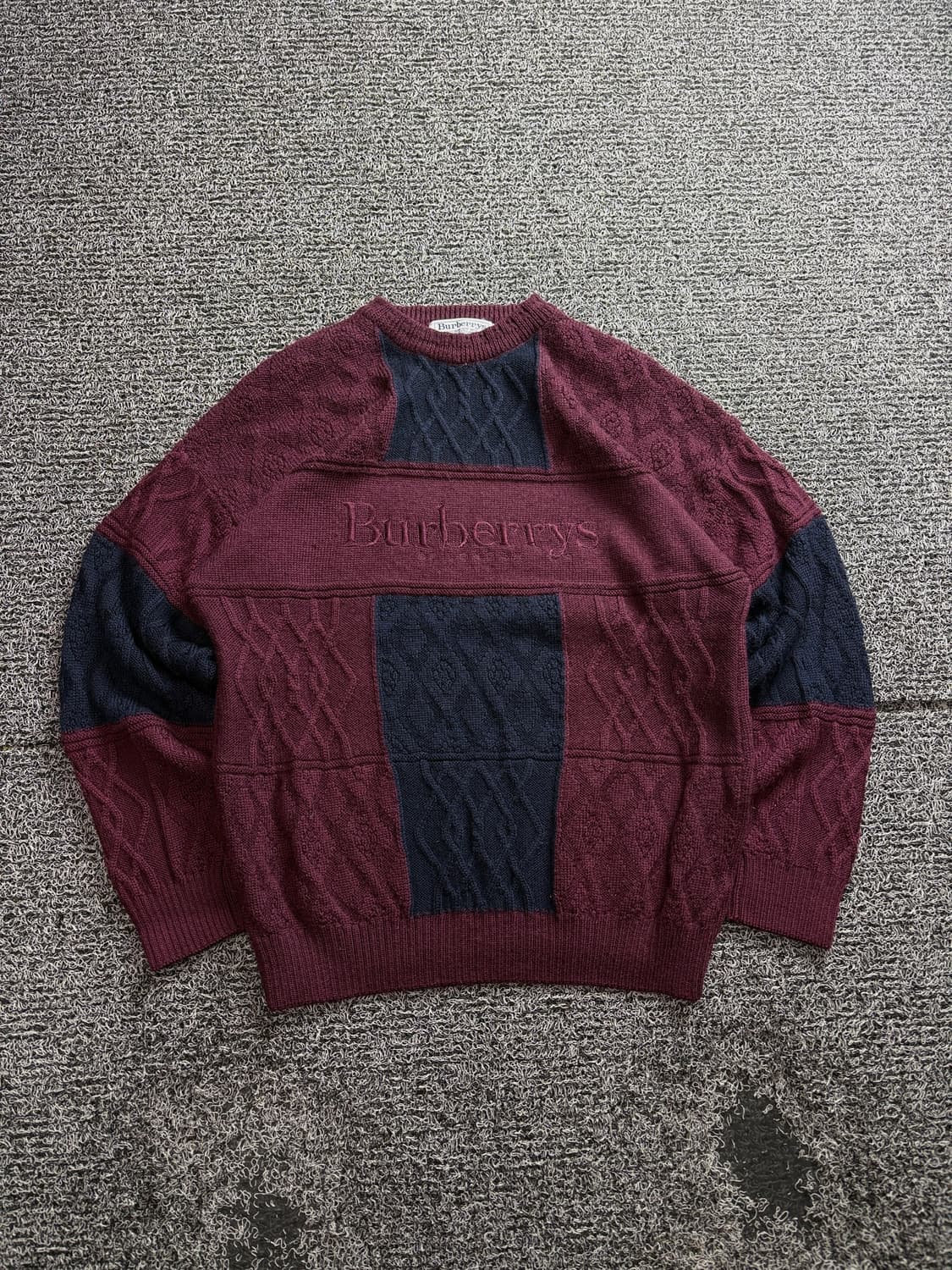 버버리 아카이브 센터 빅로고 울 니트 3041 상품이미지2