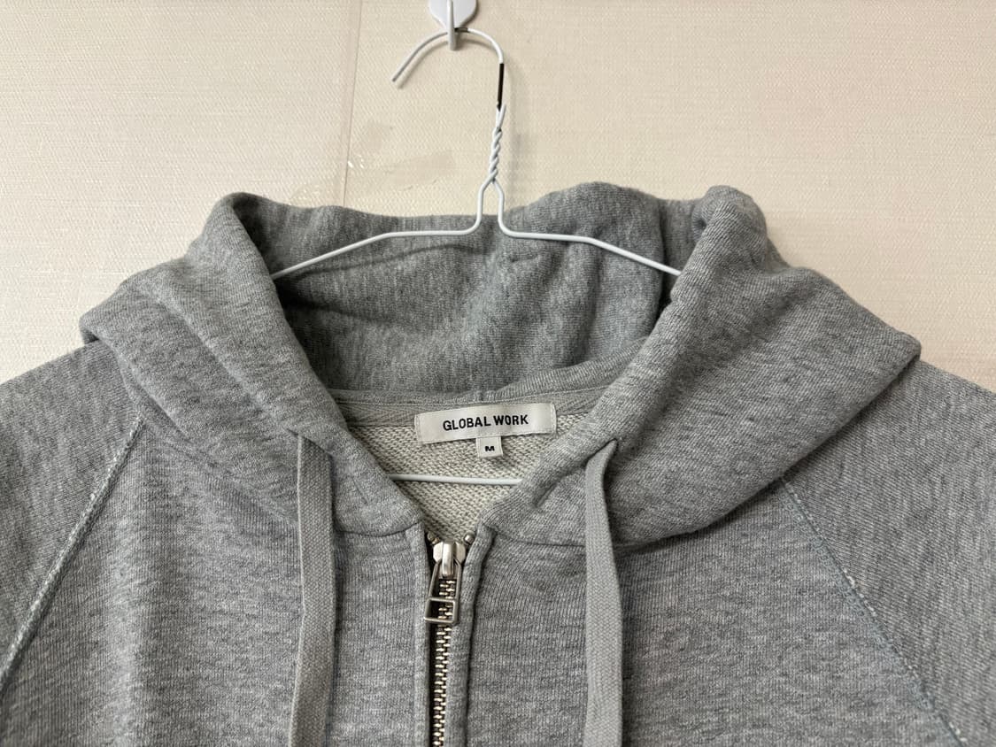 글로벌 워크 후드집업 , 둥근카라 남방 상품이미지2