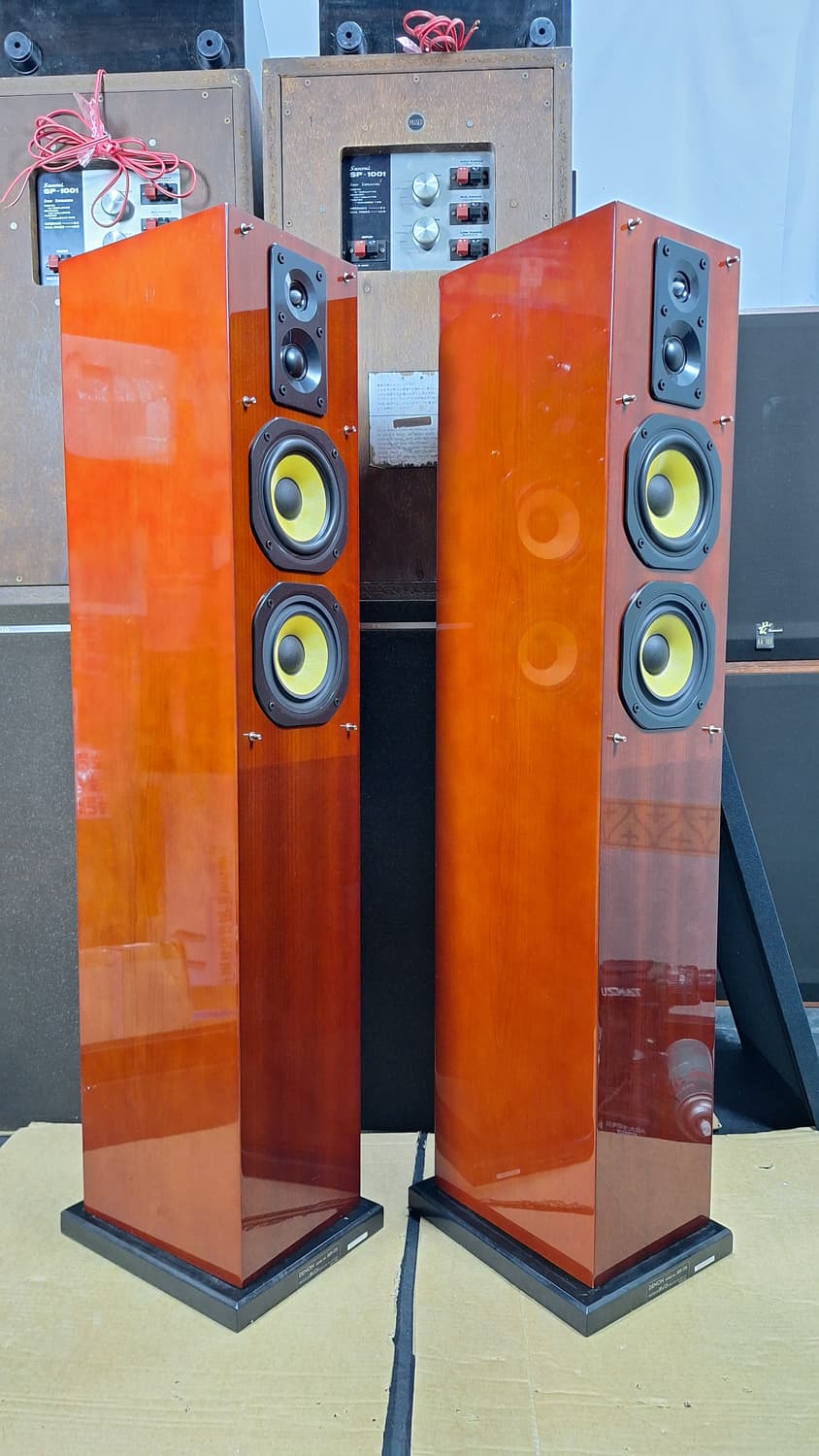 박스,스탠드 有/DENON 데논 SC-T33XG 빈티지 톨보이 스피커 l 상품이미지3