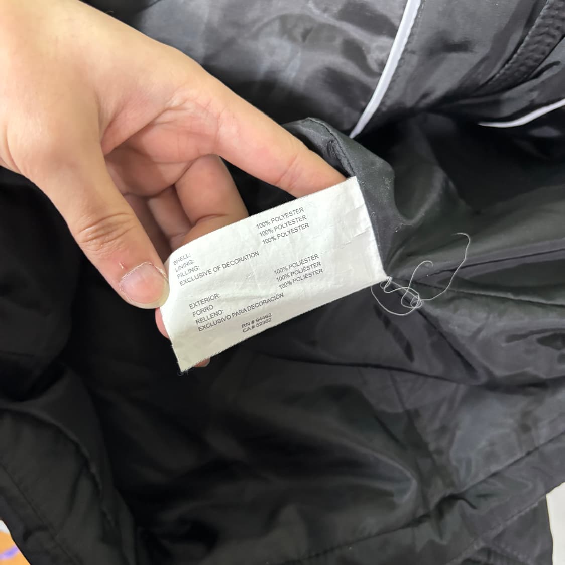 M 노티카 블랙 후드 경량패딩 상품이미지5