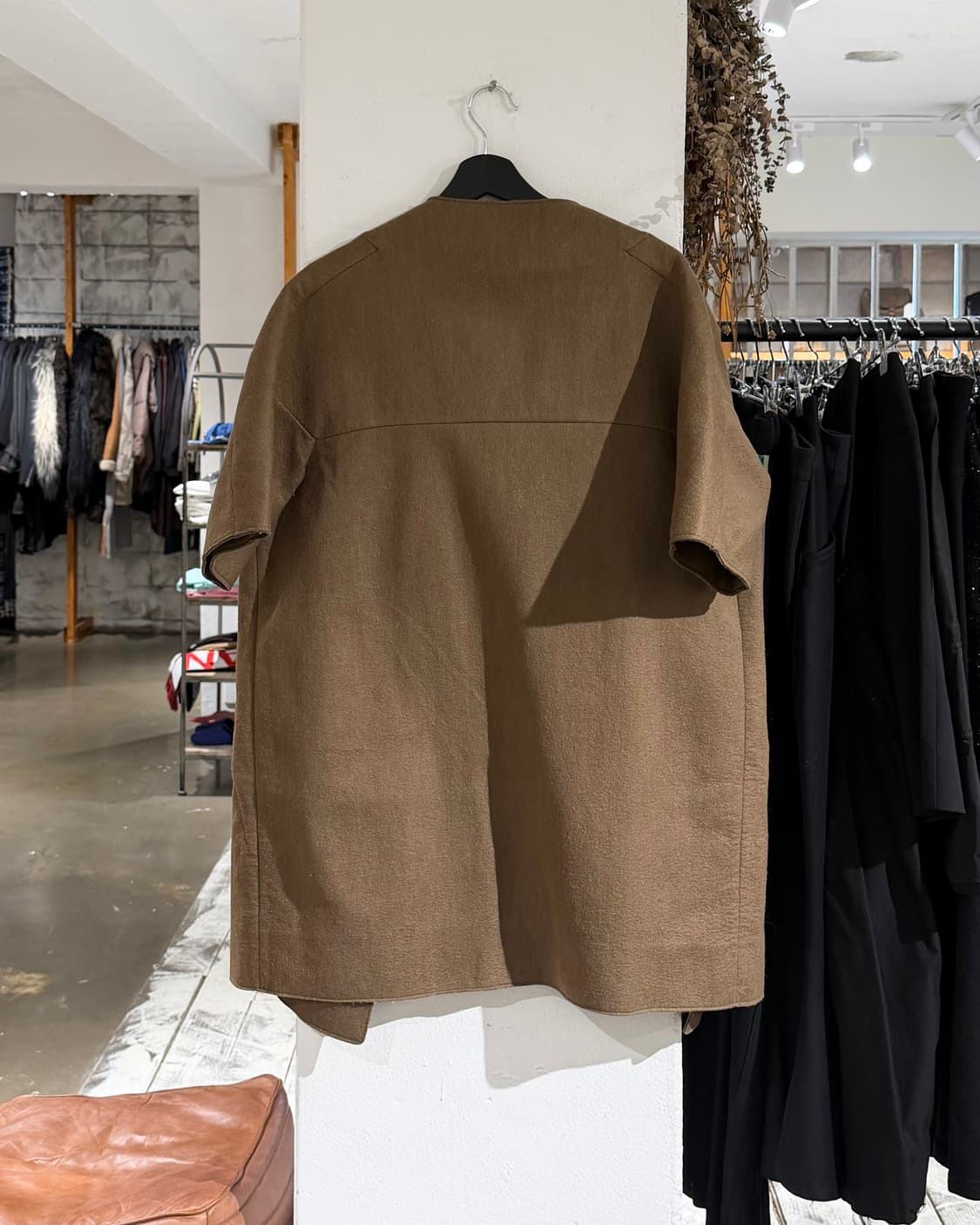 마르니 브라운 케이프 코트 상품이미지6