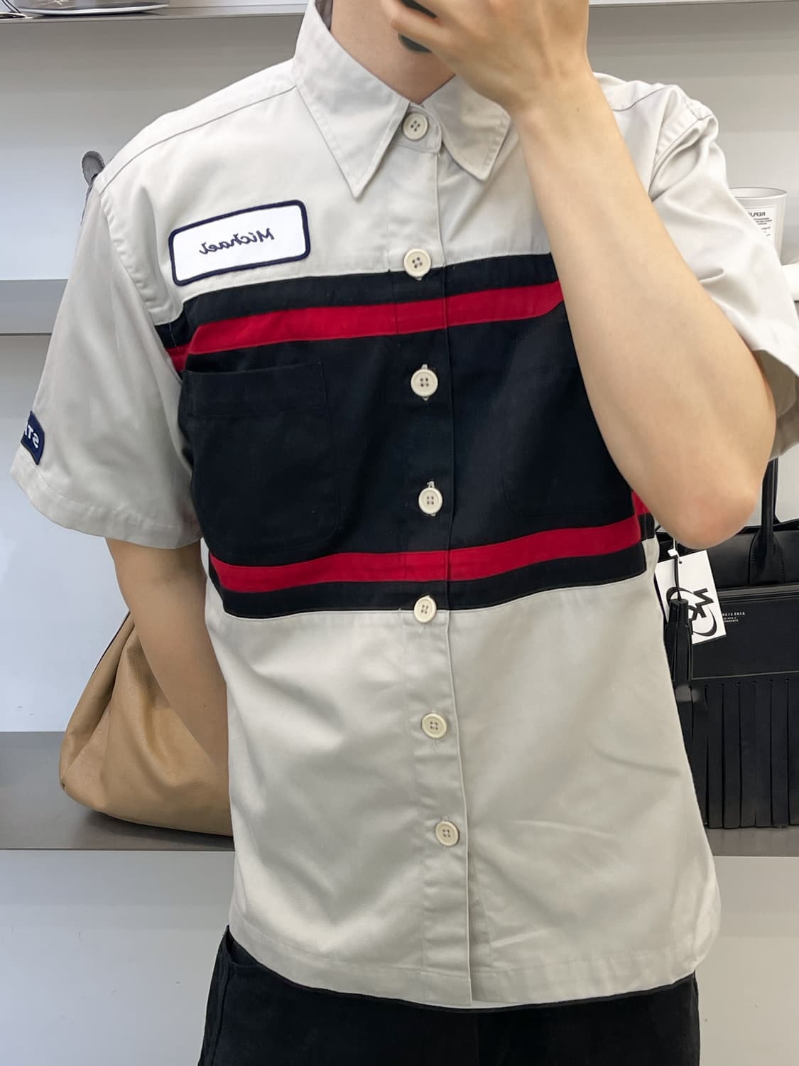 Beel Sewhere 모터 레이싱 하프 셔츠 상품이미지2
