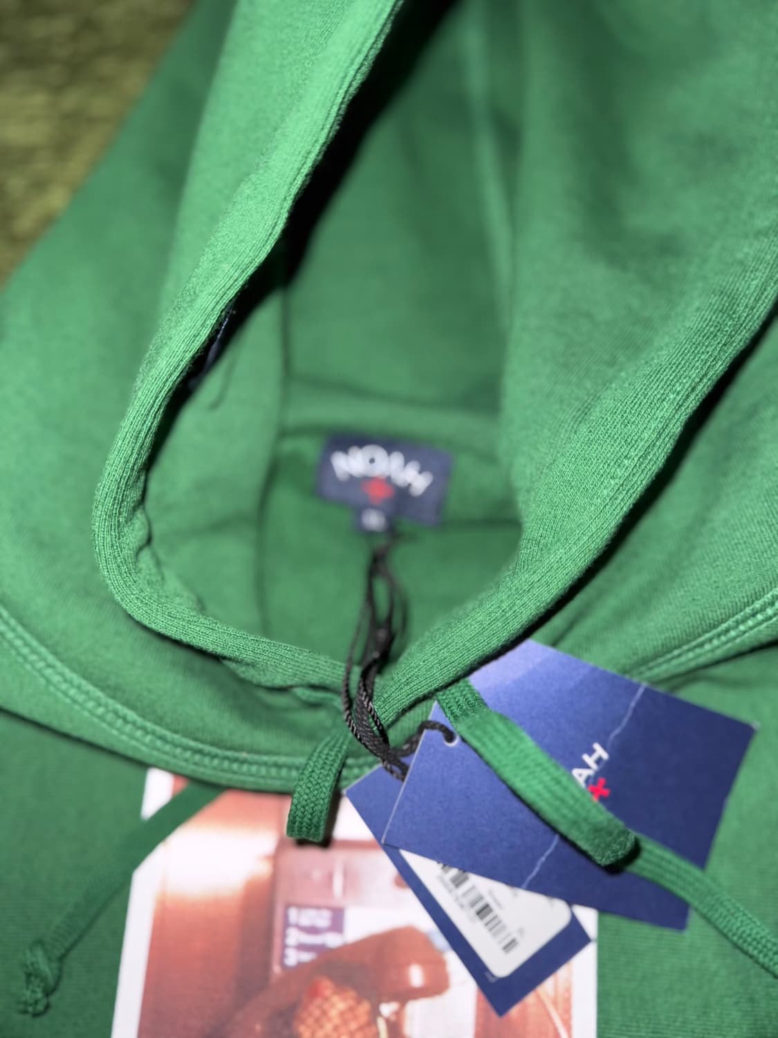 [XL] NOAH 노아 X 안토니오 로페즈 콜라보 포토 후디 그린 상품이미지3