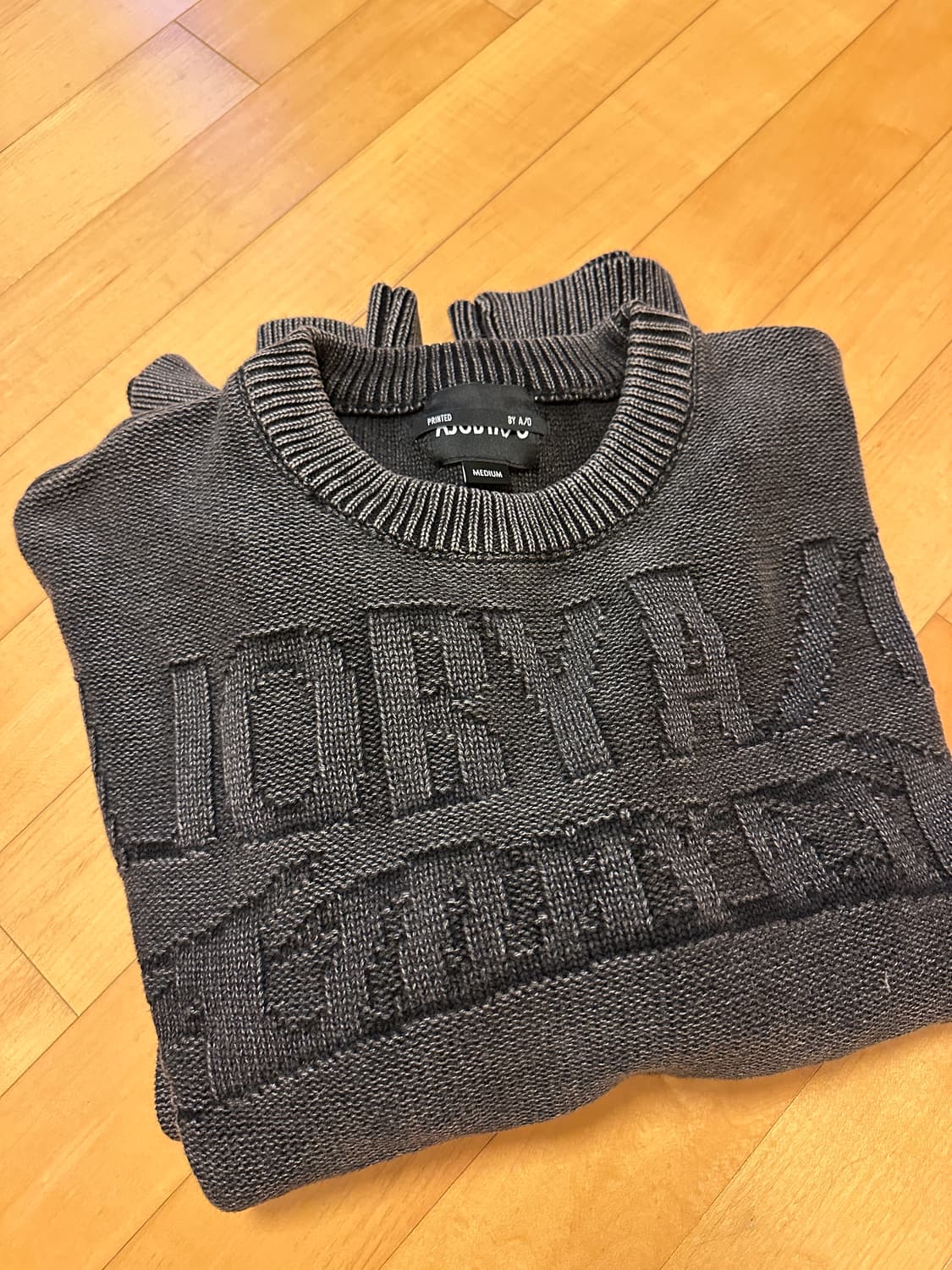 아조바이이조 워싱 니트 M 상품이미지2