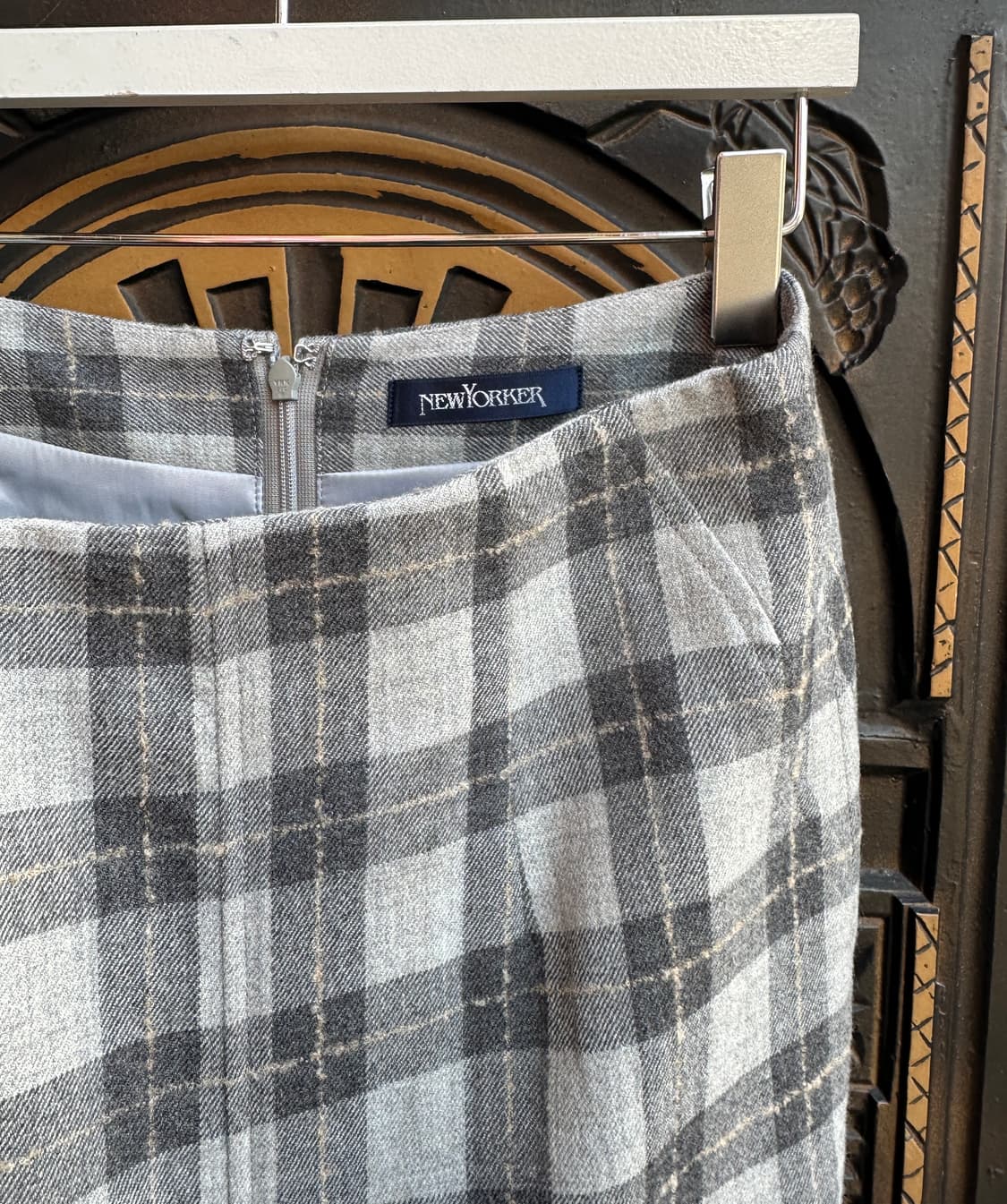 newyorker check skirt 상품이미지2