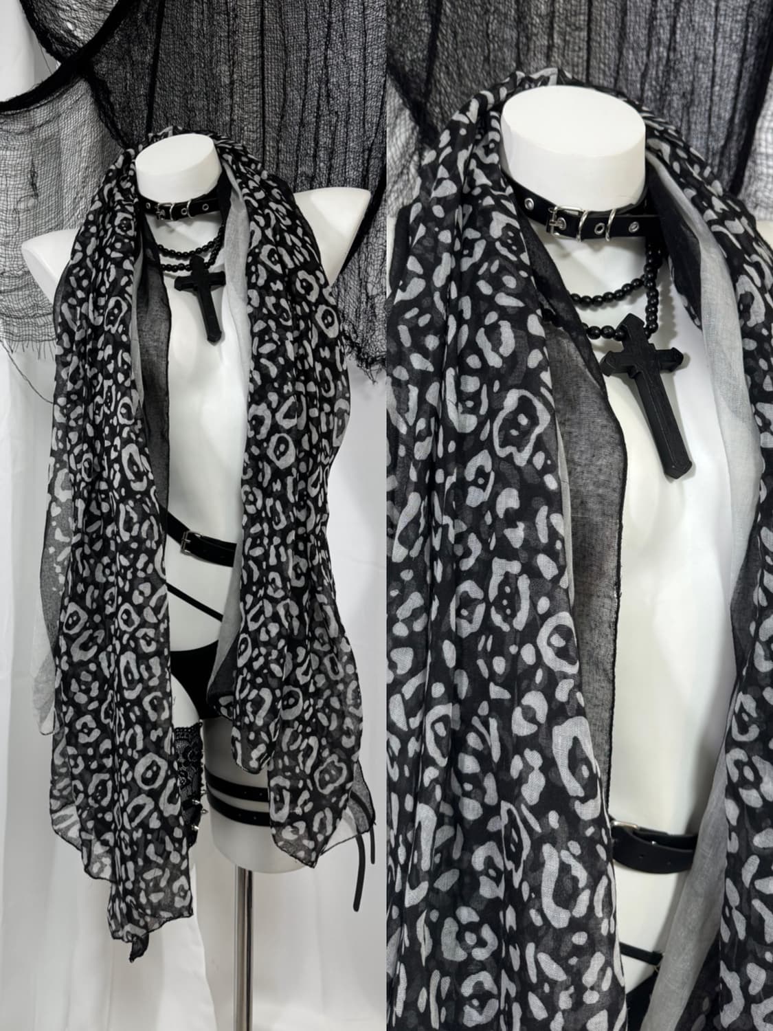 leopard muffler 상품이미지1