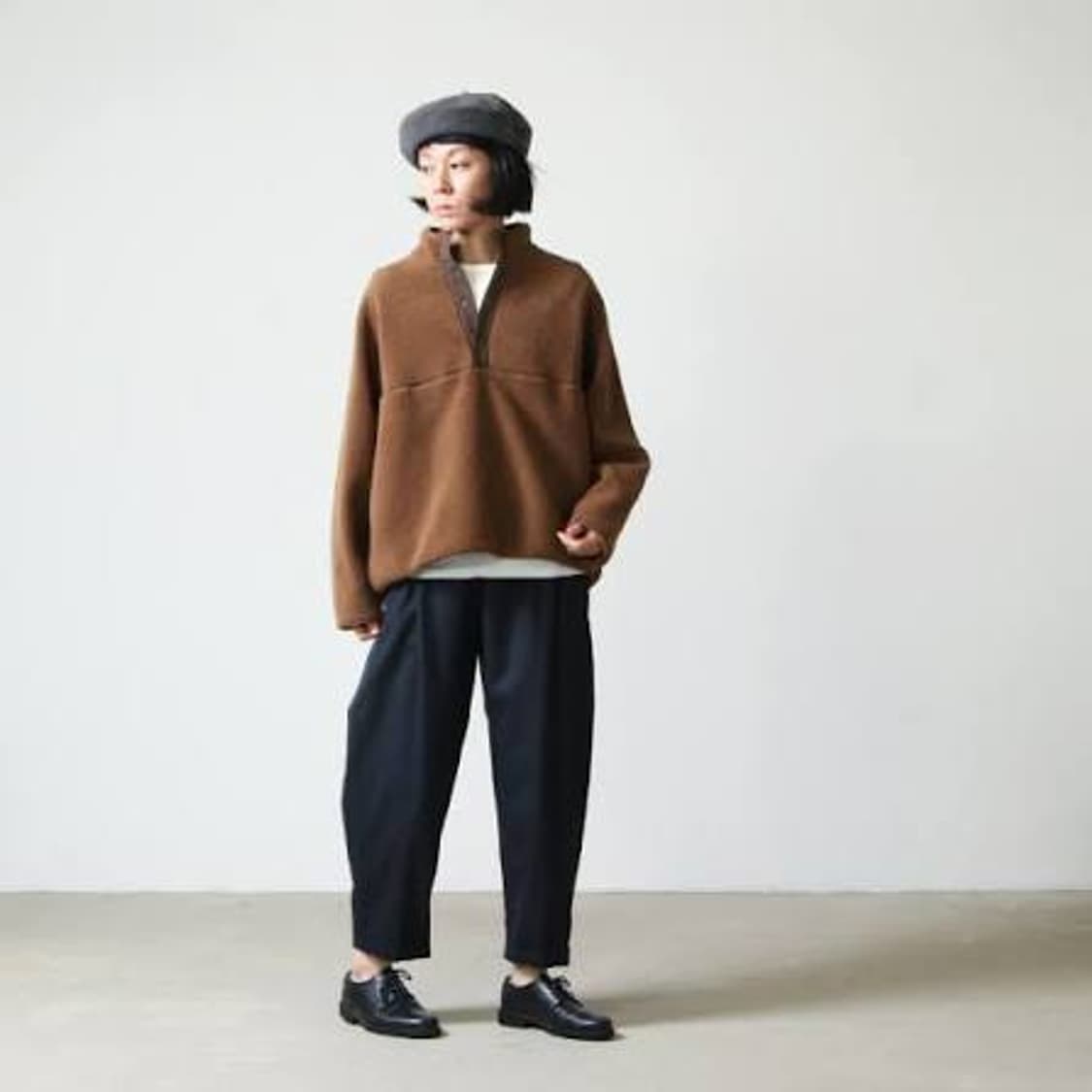 그라프페이퍼 울 플리스 풀오버 후리스 신칠라 상품이미지6