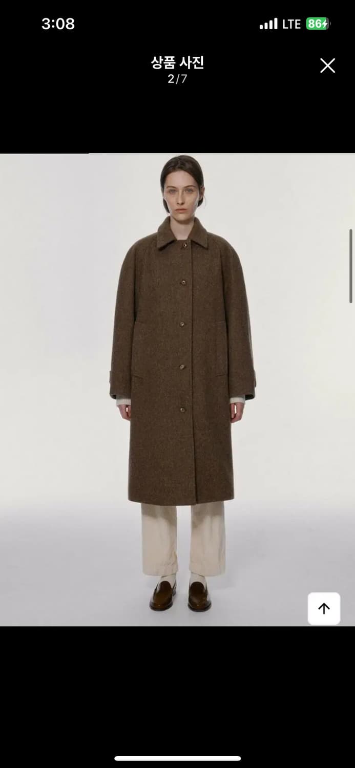 낫띵리튼 울 발마칸 코트 (타우페) 상품이미지4