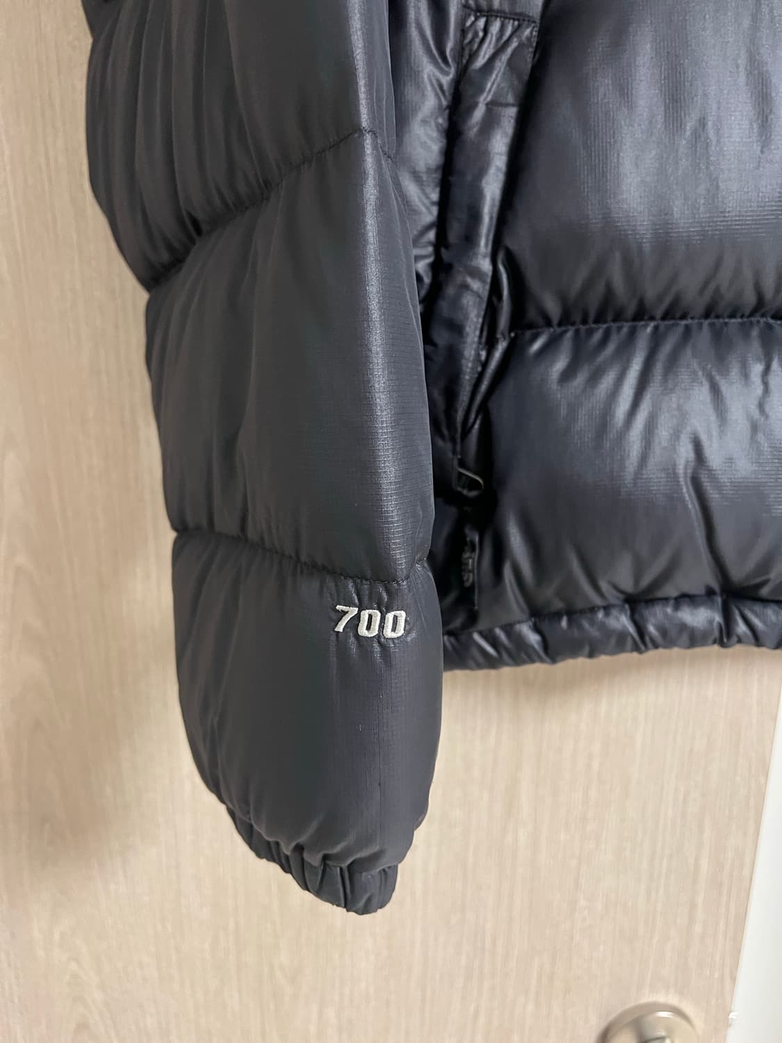 105-110) 노스페이스 700 눕시 패딩 블랙 상품이미지2