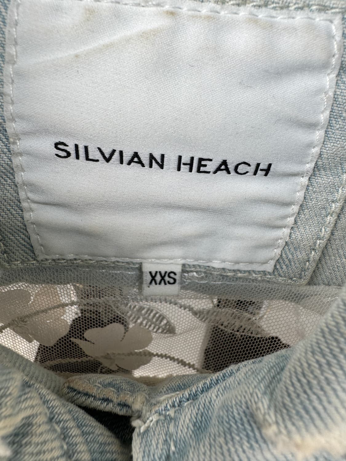 새상품 컨디션Silvian Heach 데님 자켓 원피스XXS(44사이즈) 상품이미지8