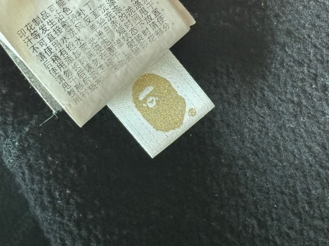 베이프 후드집업 블랙 M 상품이미지5