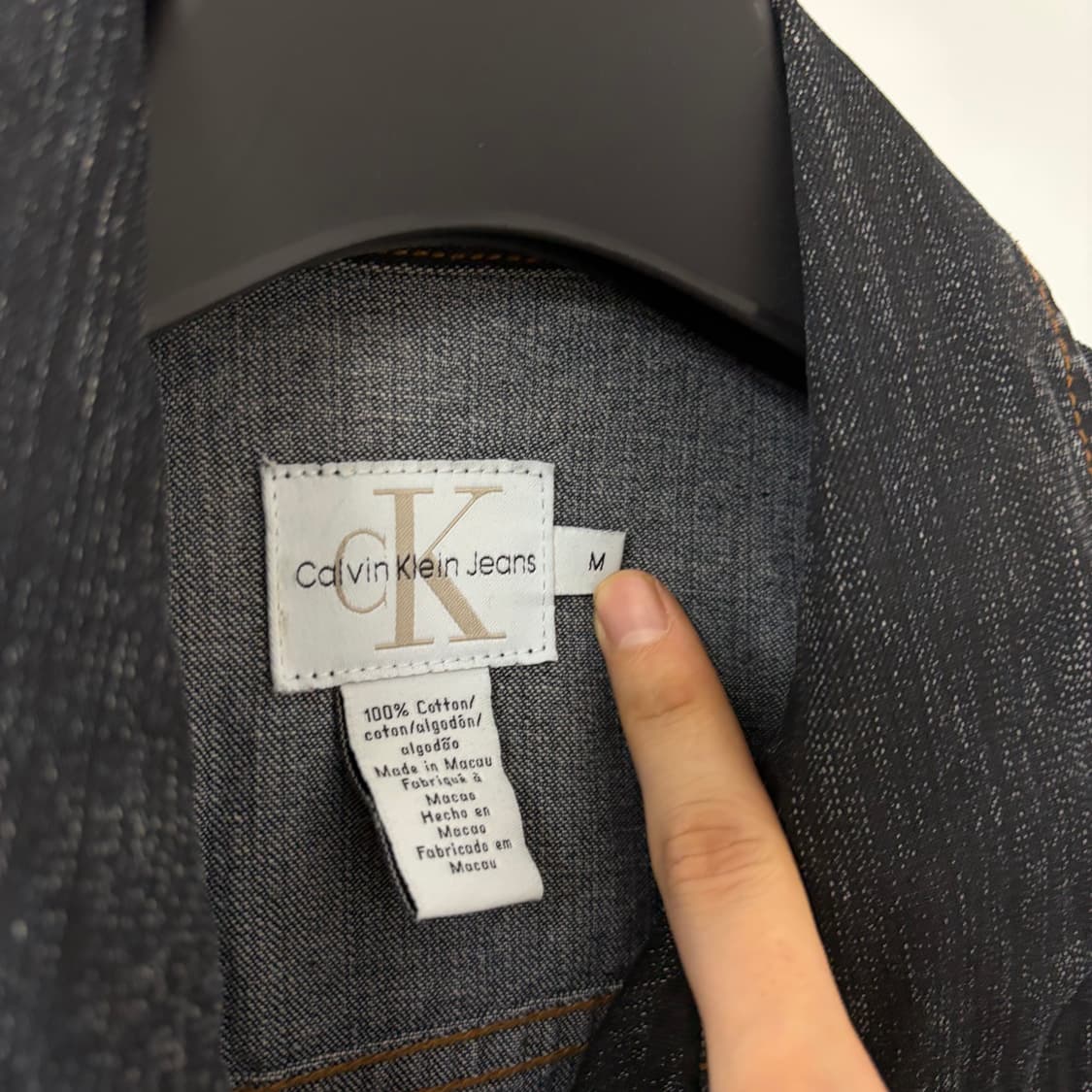 캘빈클라인 데님 바이커 자켓 상품이미지7