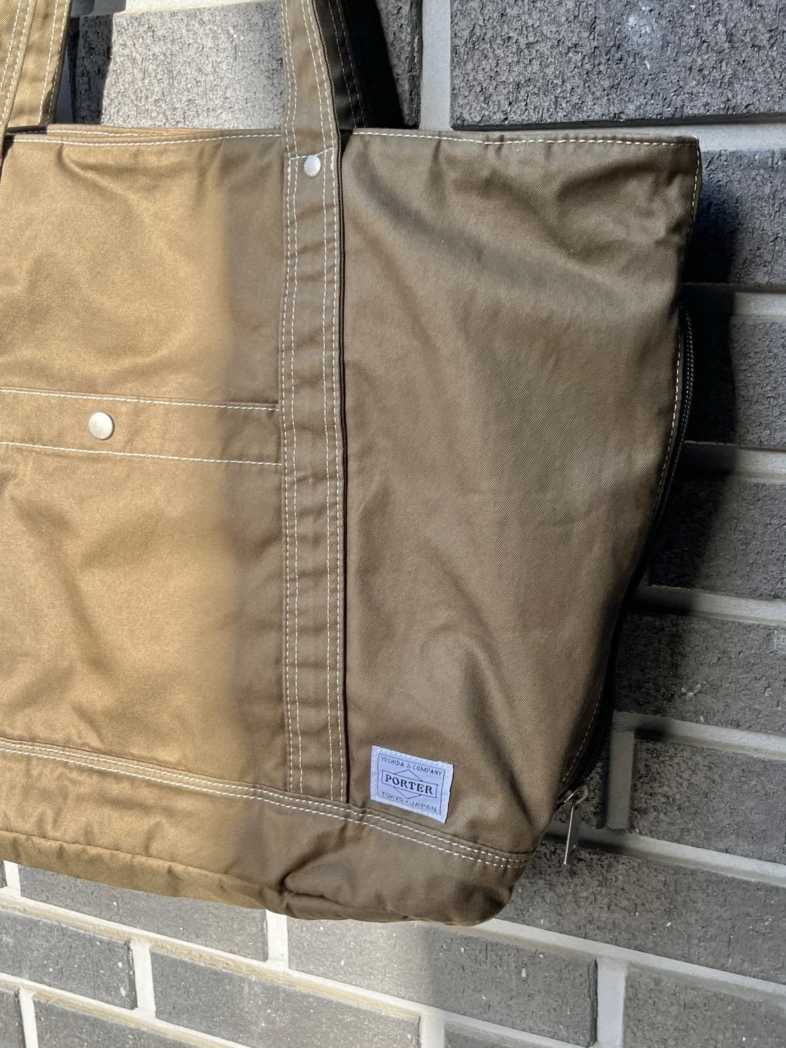 Porter 포터 스티치 코튼 쇼퍼백 상품이미지6