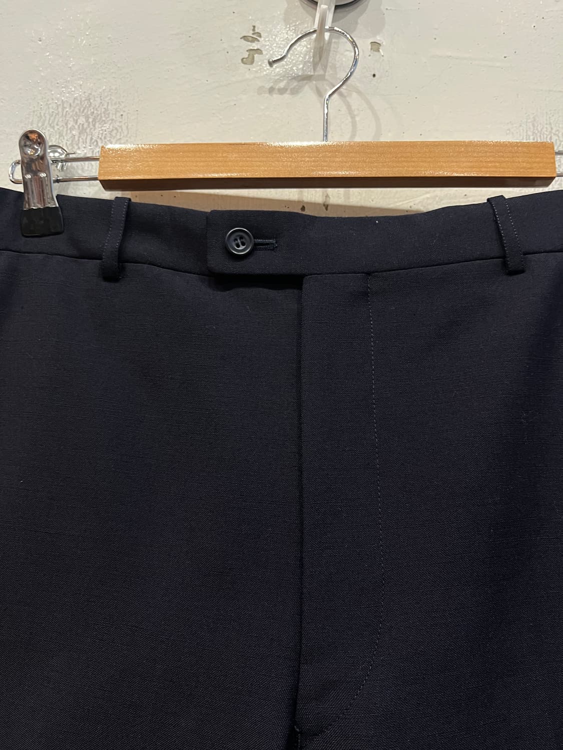 크리스찬 디올 울 모헤어 슬랙스 트라우저 네이비 상품이미지3