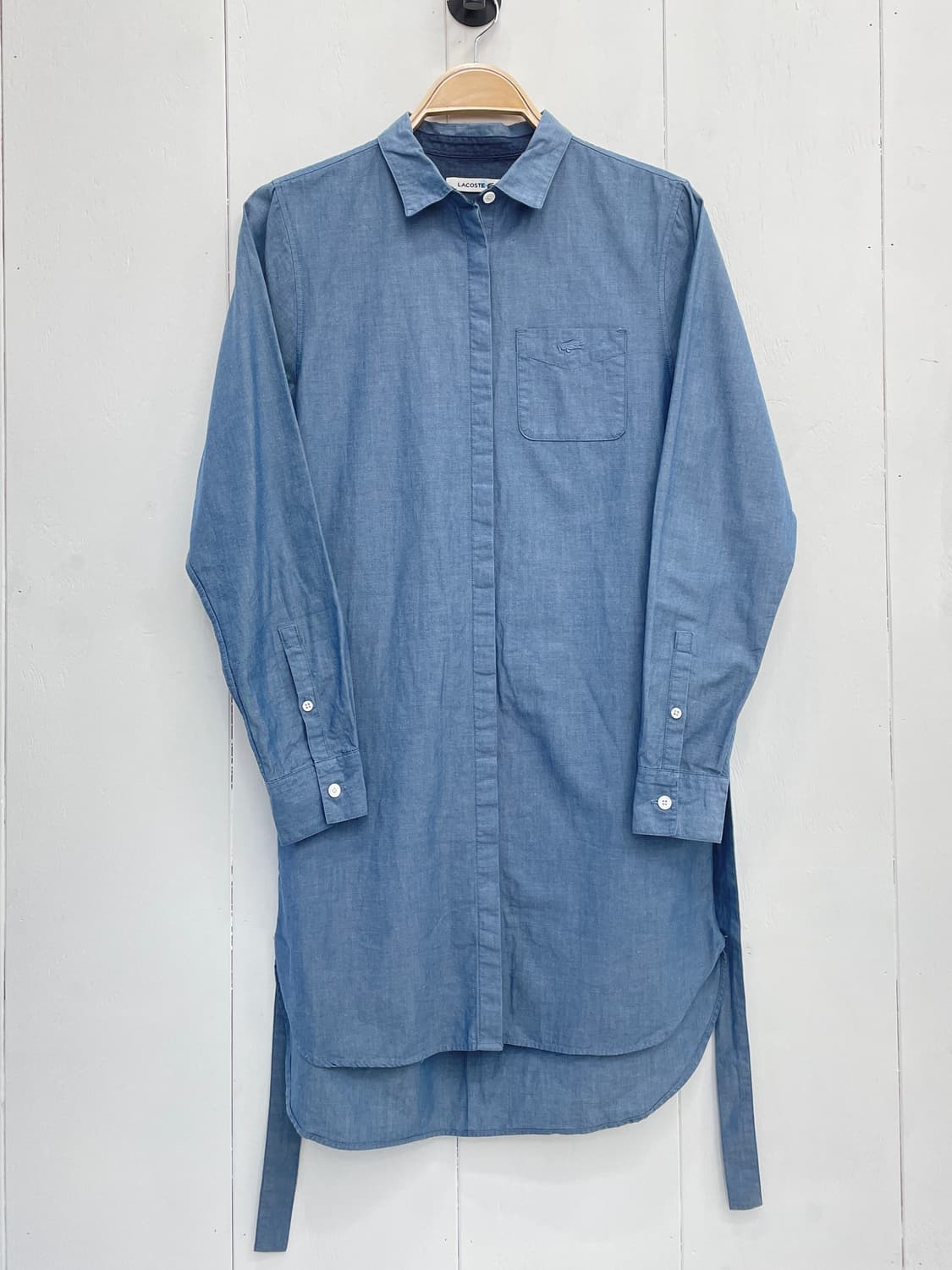 라코스테 벨티드 셔츠 원피스 상품이미지2