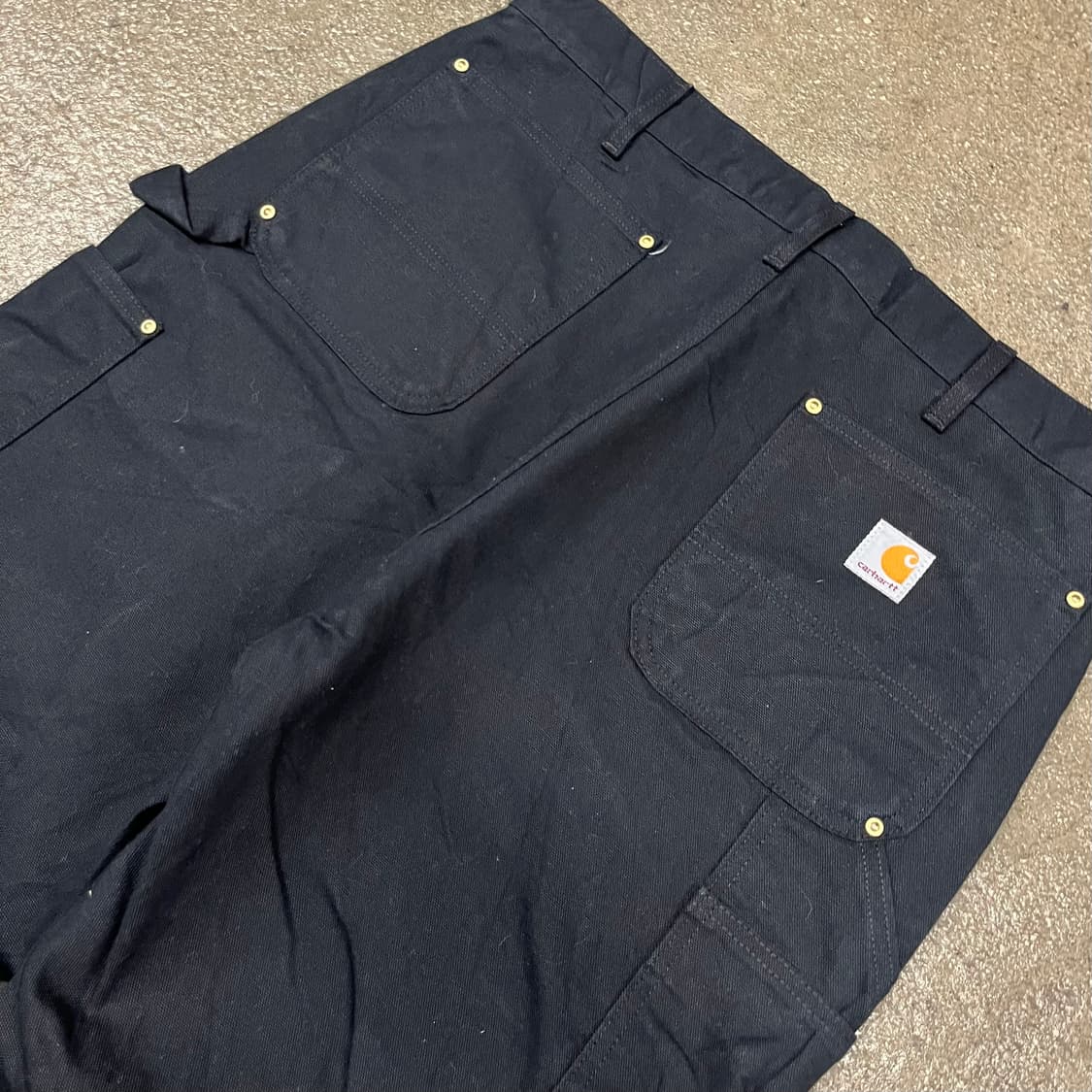 Carhartt 블랙 더블니 팬츠 (35“) 상품이미지5