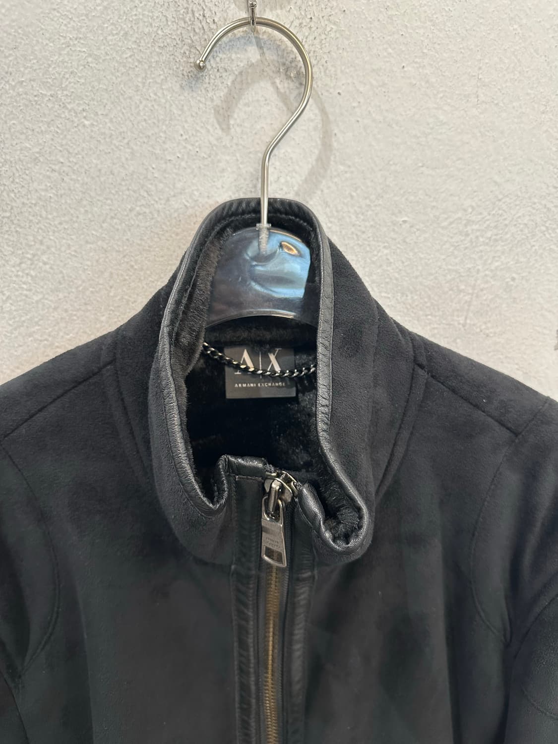 Armani exchange suede zip up jacket 상품이미지4