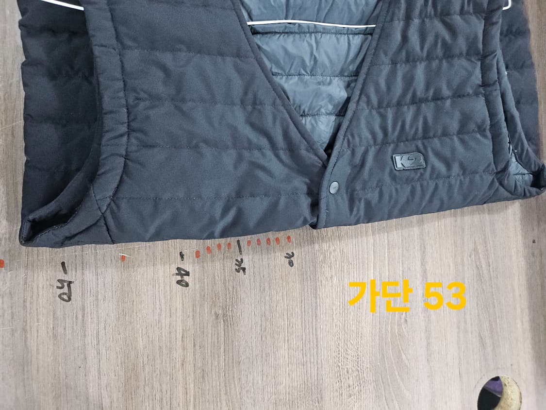 K2 블랙 경량 패딩 조끼( 덕 ) 100 상품이미지8
