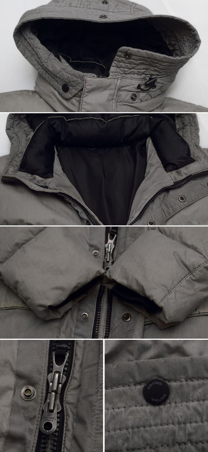 시리즈 (series) 투르쿠 피그먼트 구스다운 롱패딩 파카 (100+) 상품이미지9