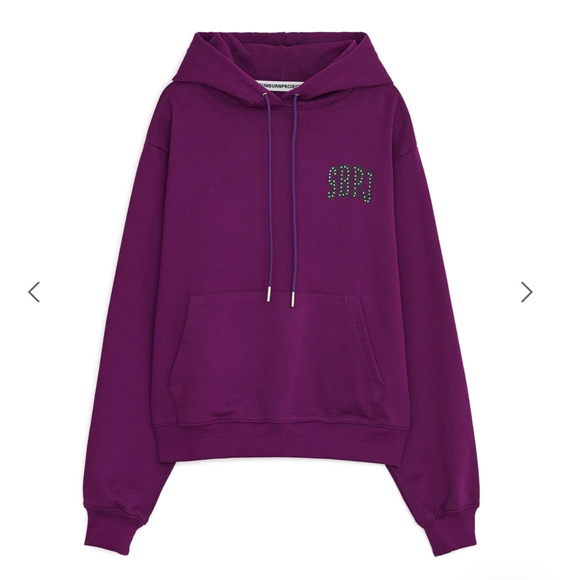 썬번프로젝트 SBPJ STAR HOODIE, PURPLE 상품이미지4