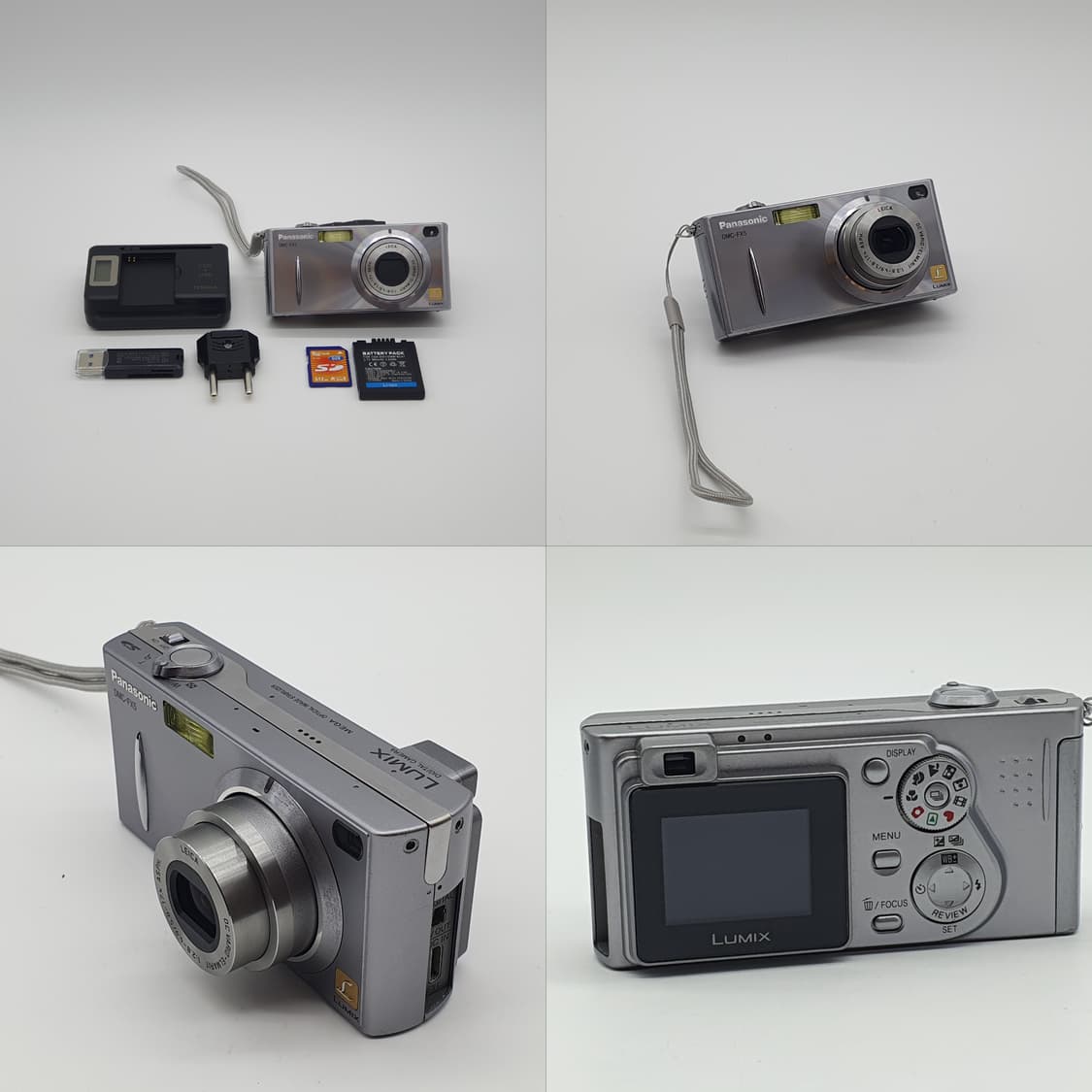 작례⭕️ 파나소닉  루믹스 FX5 실버 메탈릭✨빈티지 디카 상품이미지2