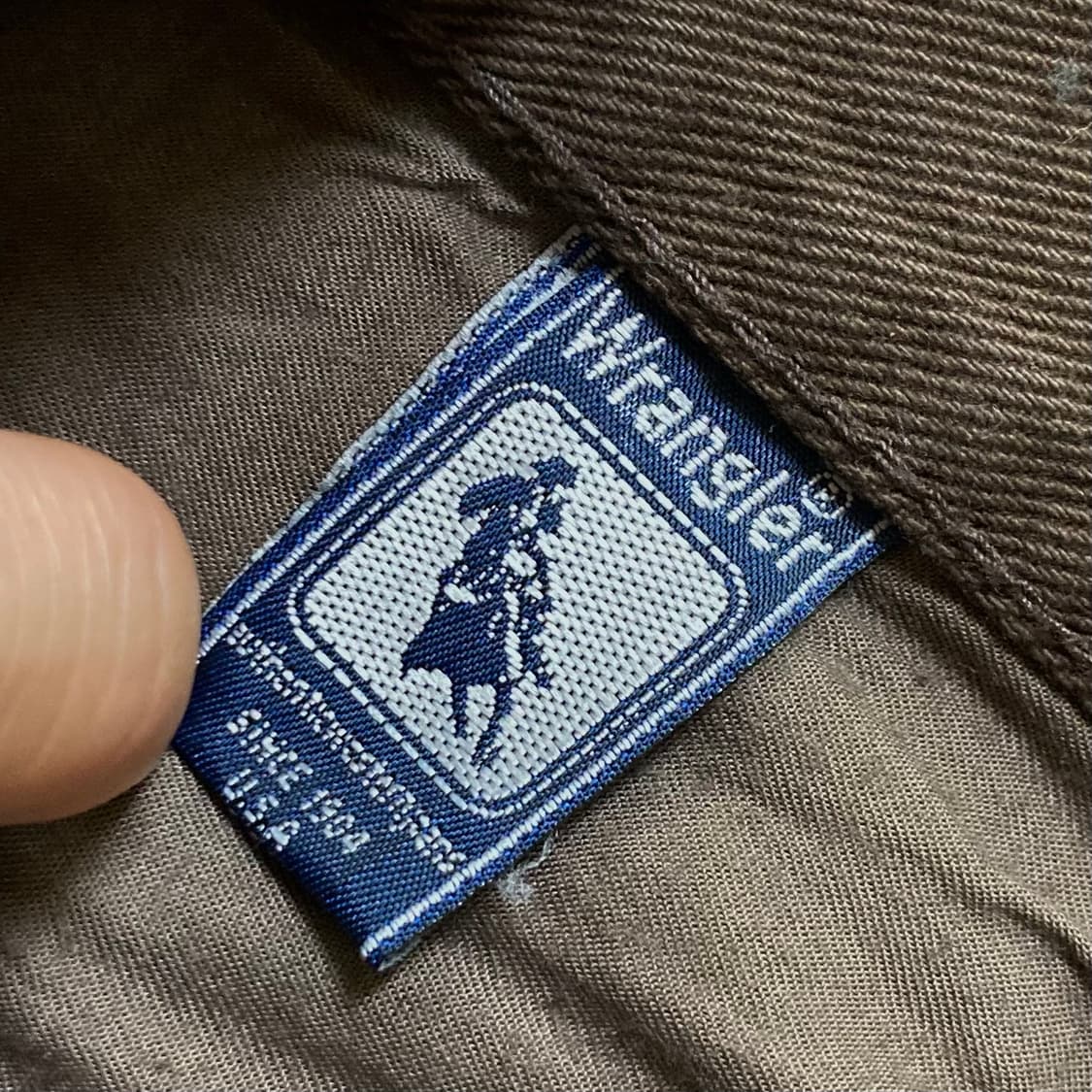 랭글러 브라운진 데님팬츠 상품이미지5