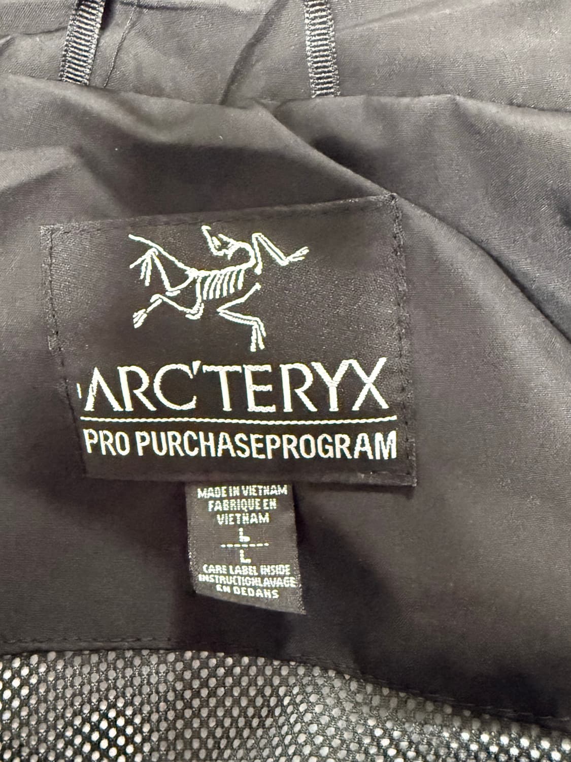 아크테릭스 바람막이 블랙 M 상품이미지8