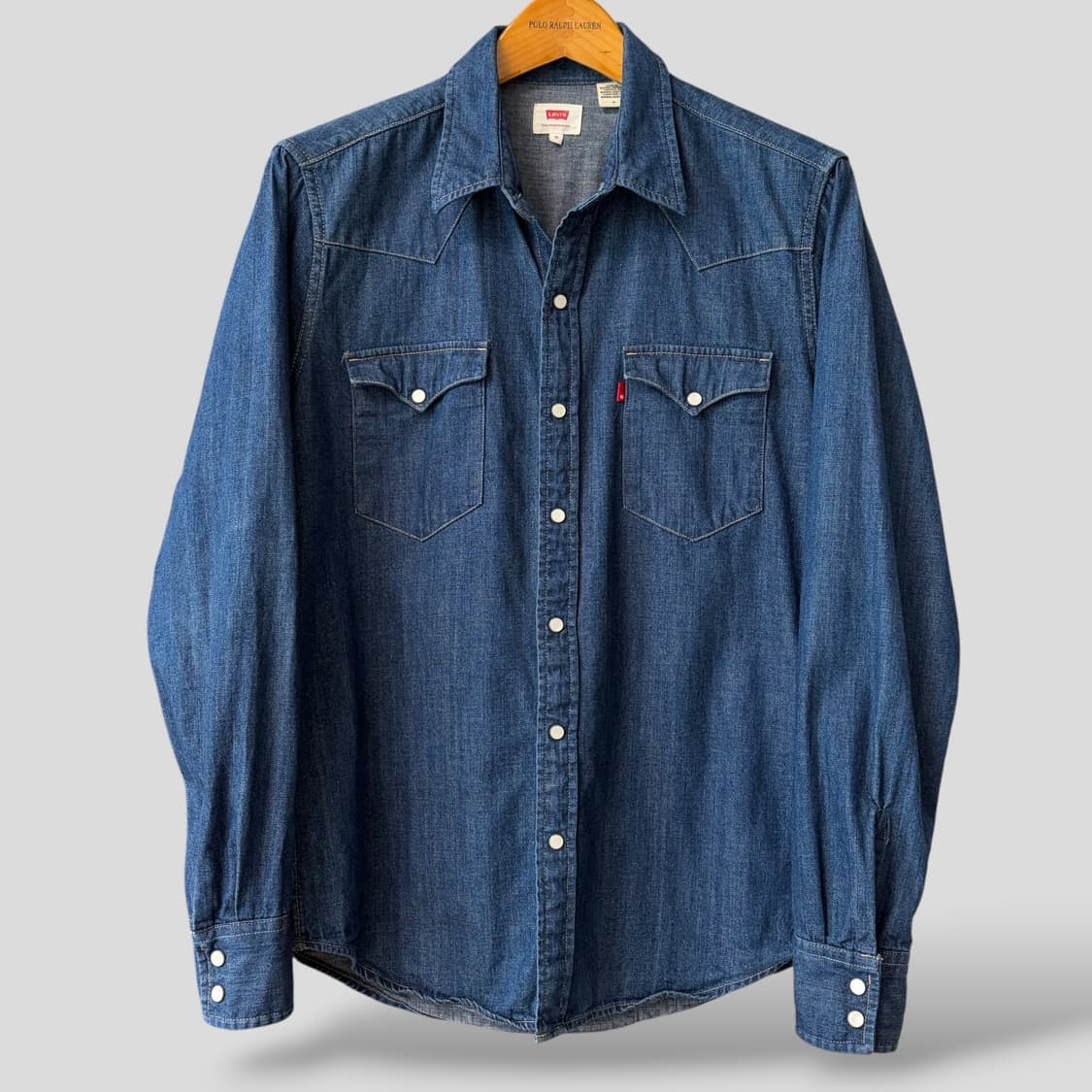 (M)Levis 리바이스 웨스턴 데님셔츠 상품이미지1
