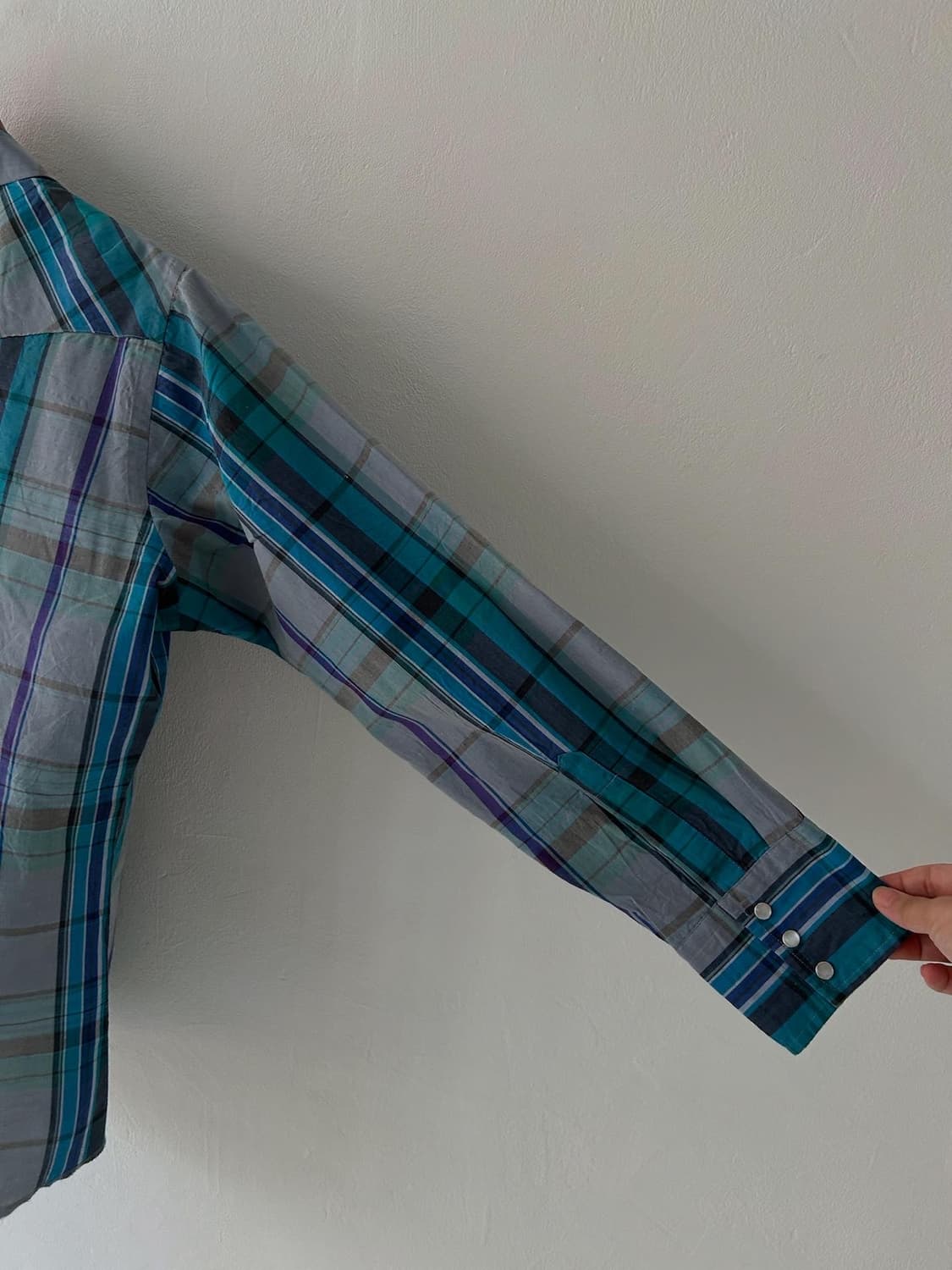 80's vtg Wrangler cowboy-cut  Western sh 상품이미지6