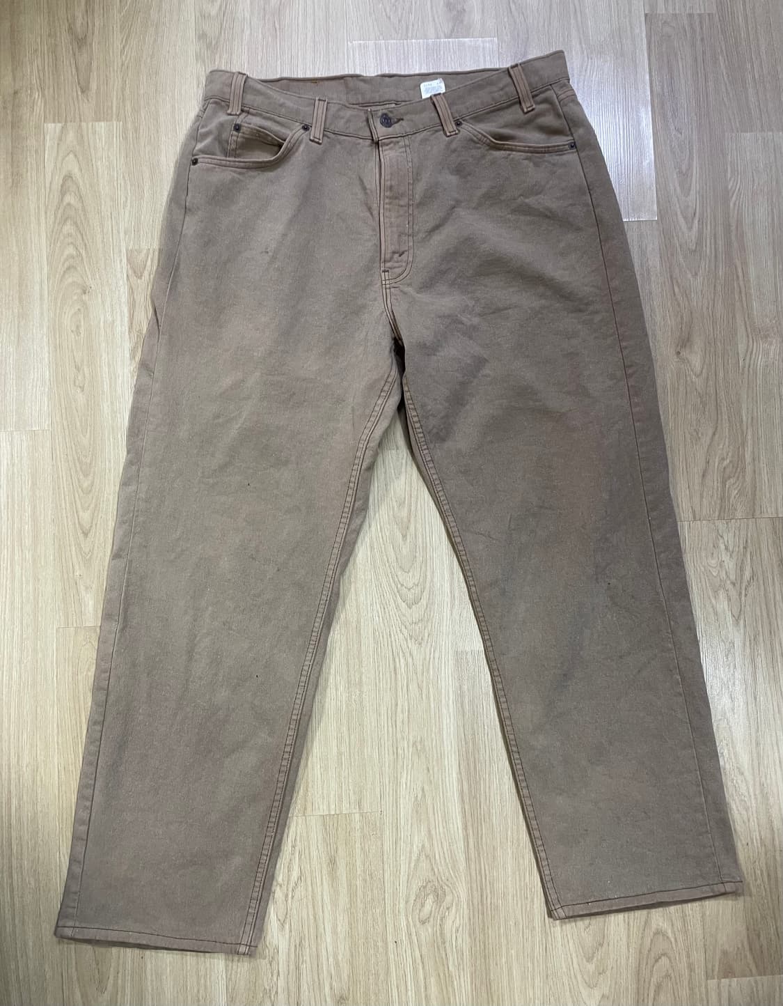 [36x30] 90s levis usa 미제 리바이스 565 베이지 상품이미지1