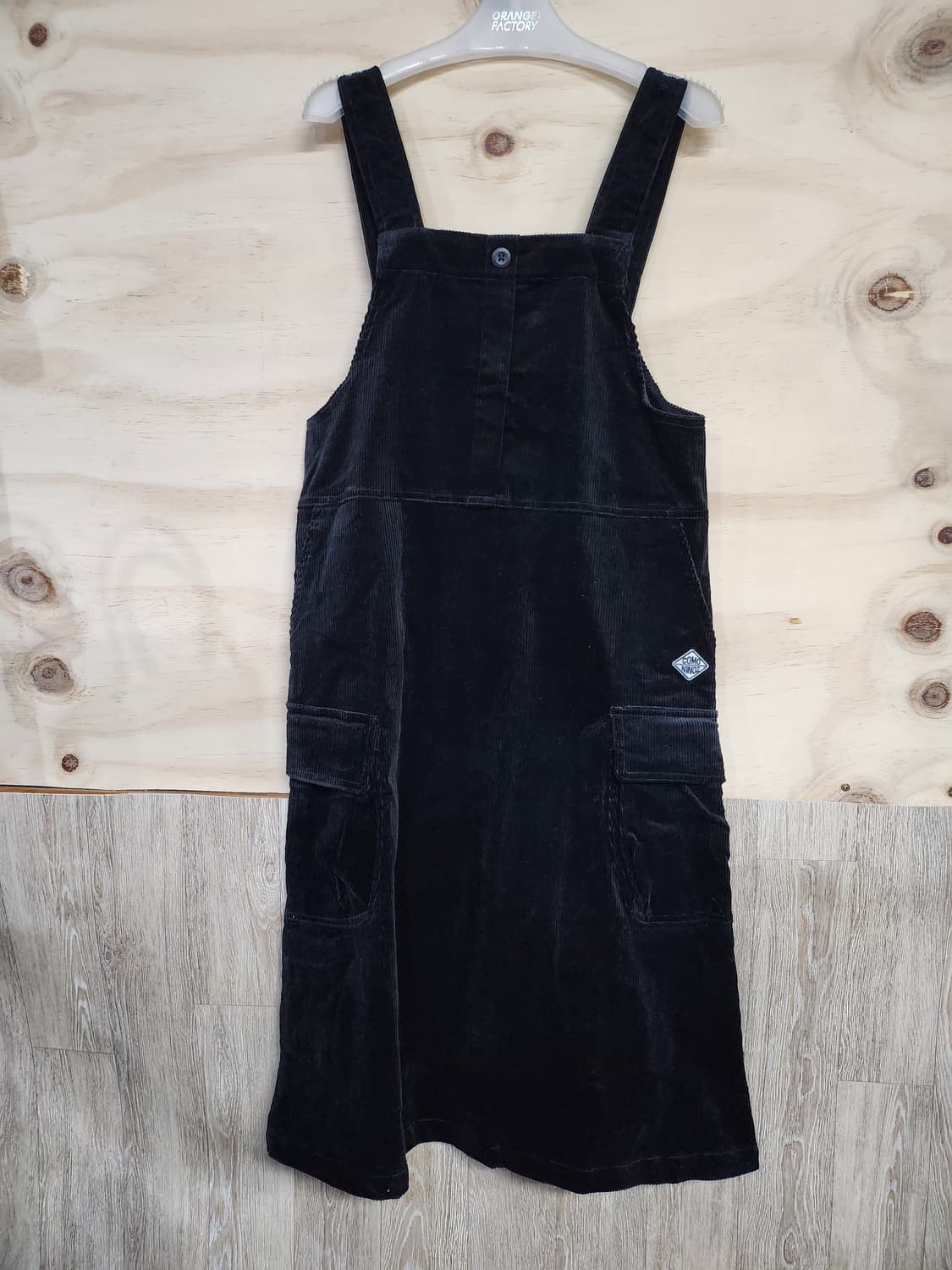 183) 원더플레이스 코듀로이 멜빵 롱원피스 상품이미지1