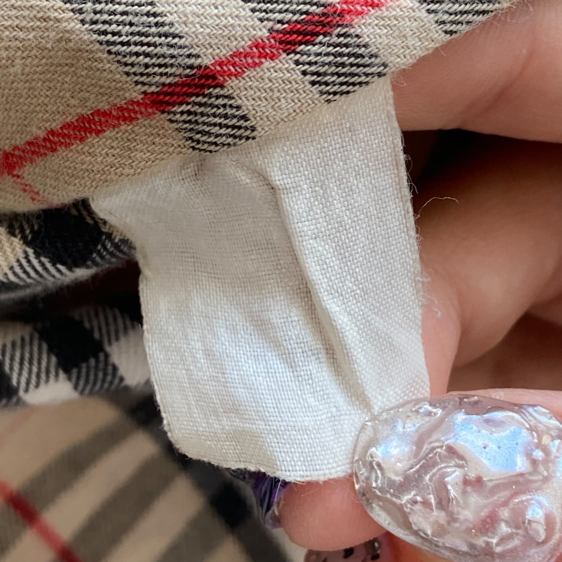 버버리 90s 베이지 노바 체크 셔츠 상품이미지9