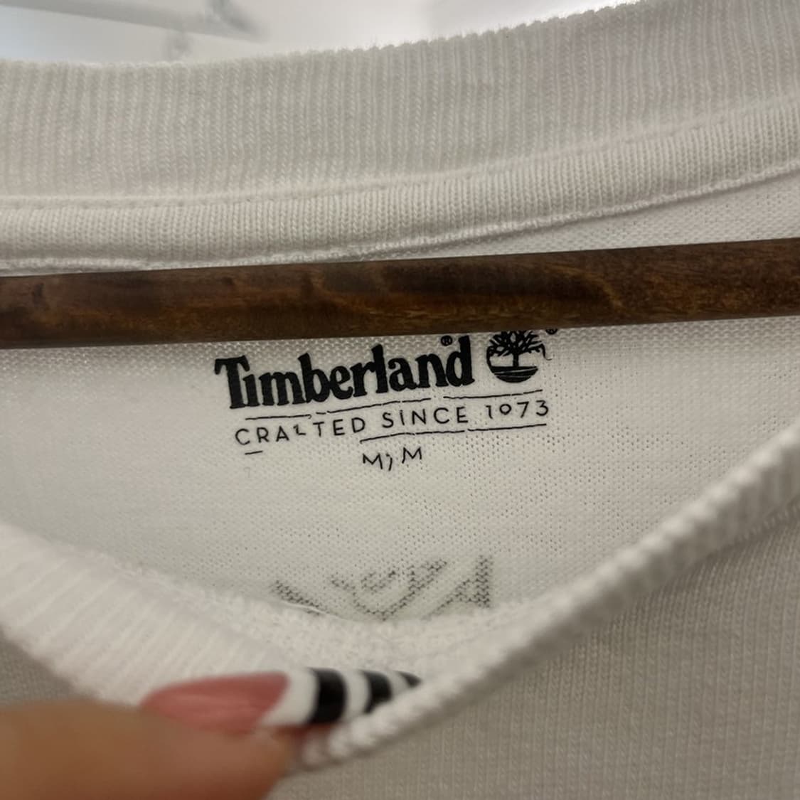 팀버랜드 빈티지 스트릿 시그니처 백프린팅 반팔티 M C10372 상품이미지5