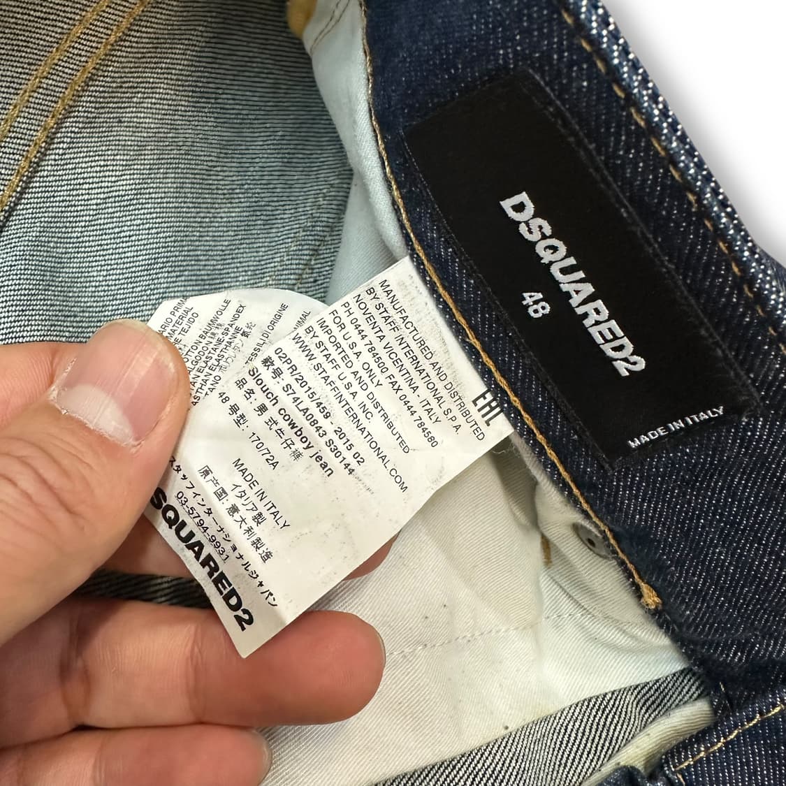 디스퀘어드2 투포켓 인디고 데님 팬츠 상품이미지6