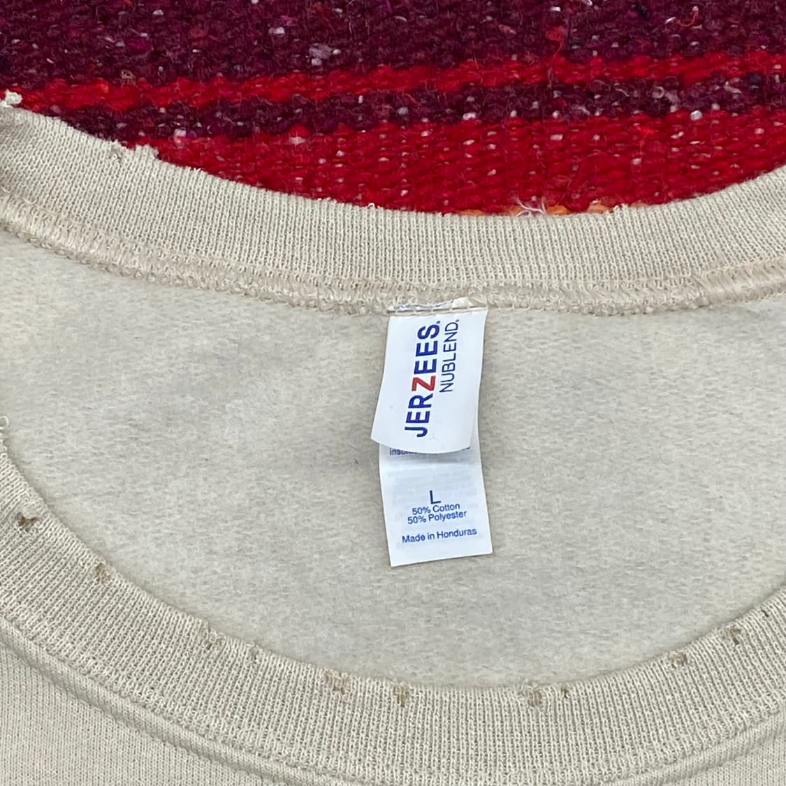 미국 빈티지 져지스 뜯김 맨투맨 상품이미지4