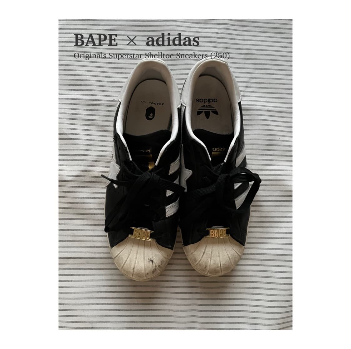 베이프 x 아디다스 오리지널스 슈퍼스타 스니커즈 (250) 상품이미지1